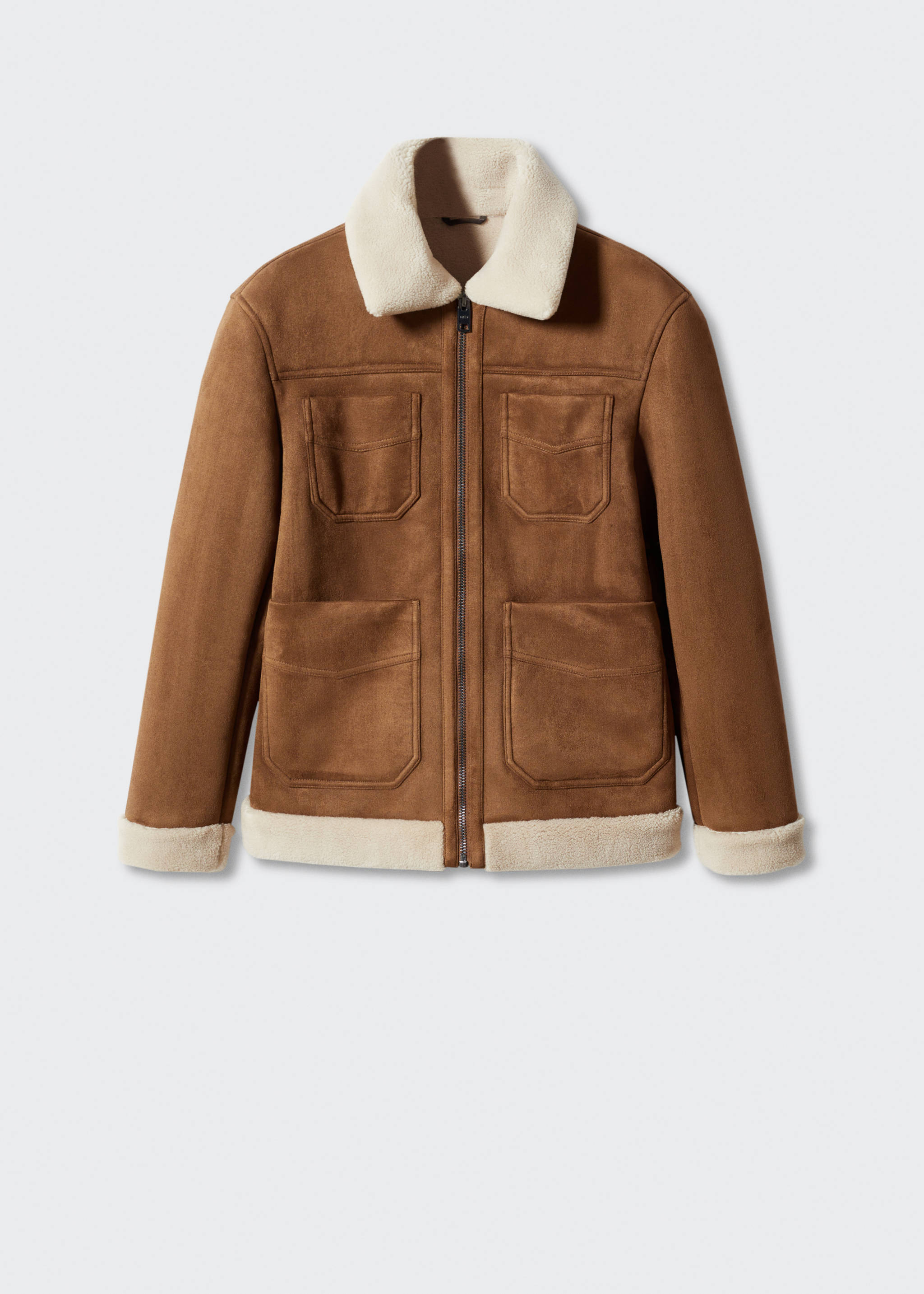 Veste double face effet daim - Article sans modèle