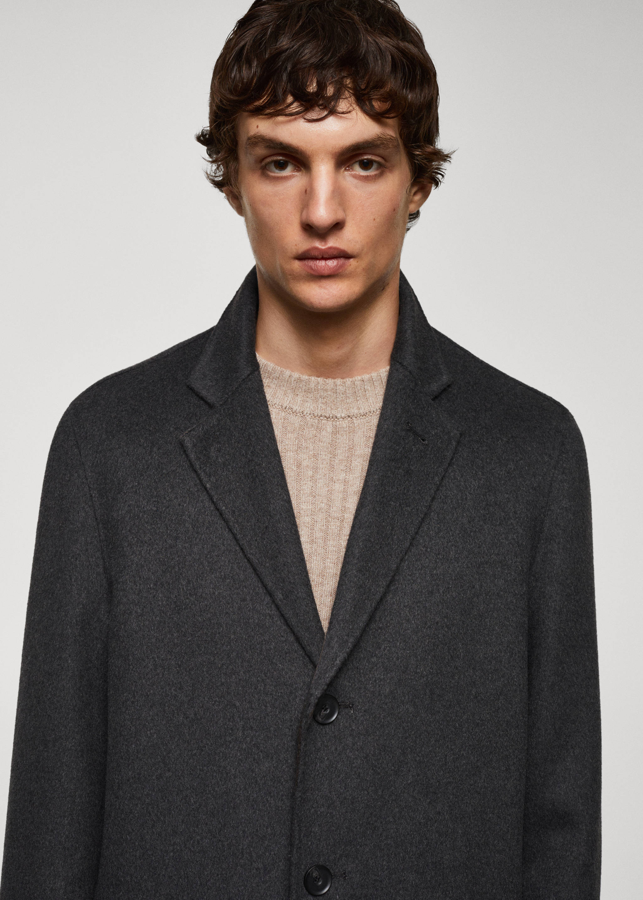 Manteau fait main laine recyclée - Détail de l'article 4