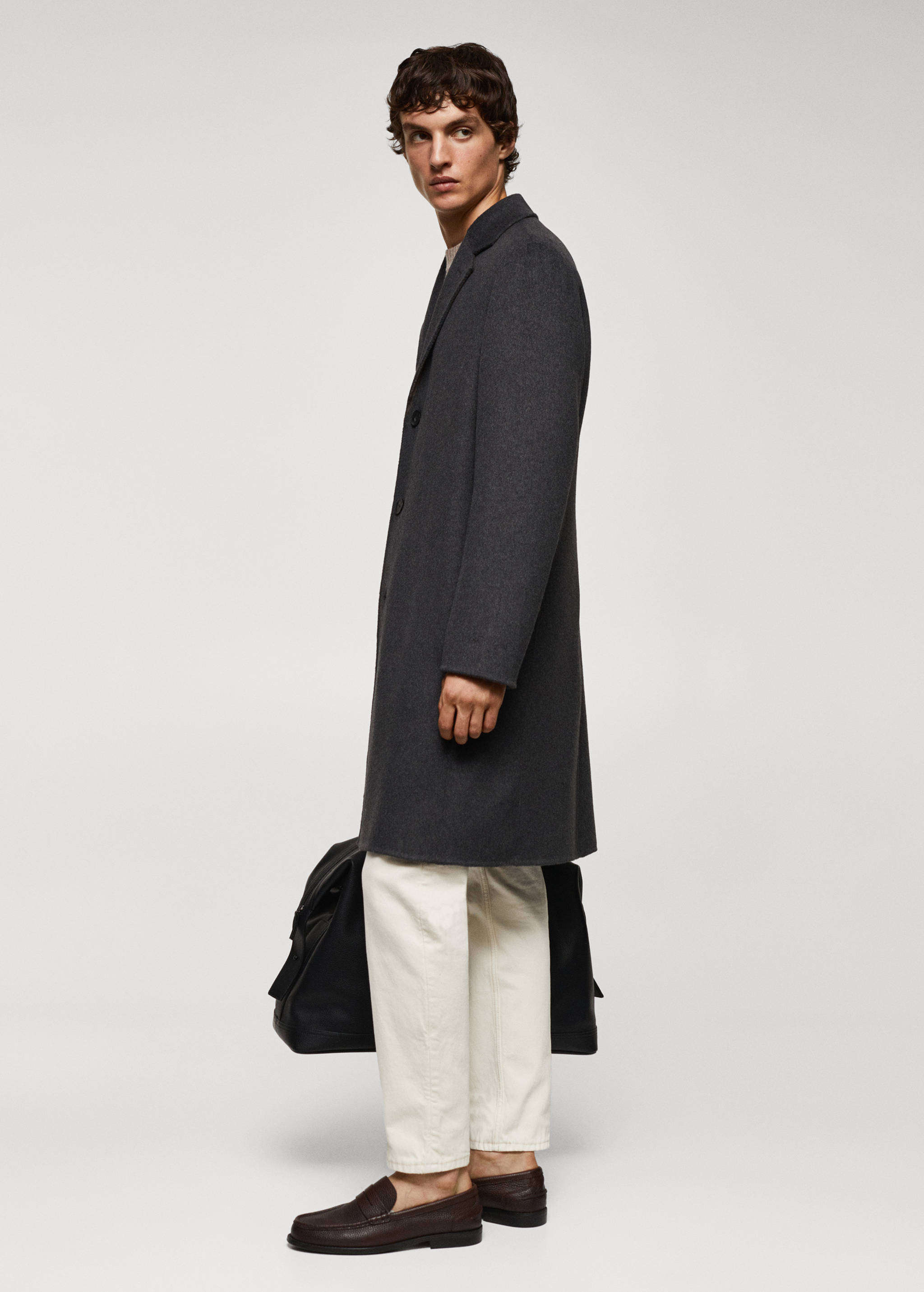 Manteau fait main laine recyclée - Détail de l'article 2