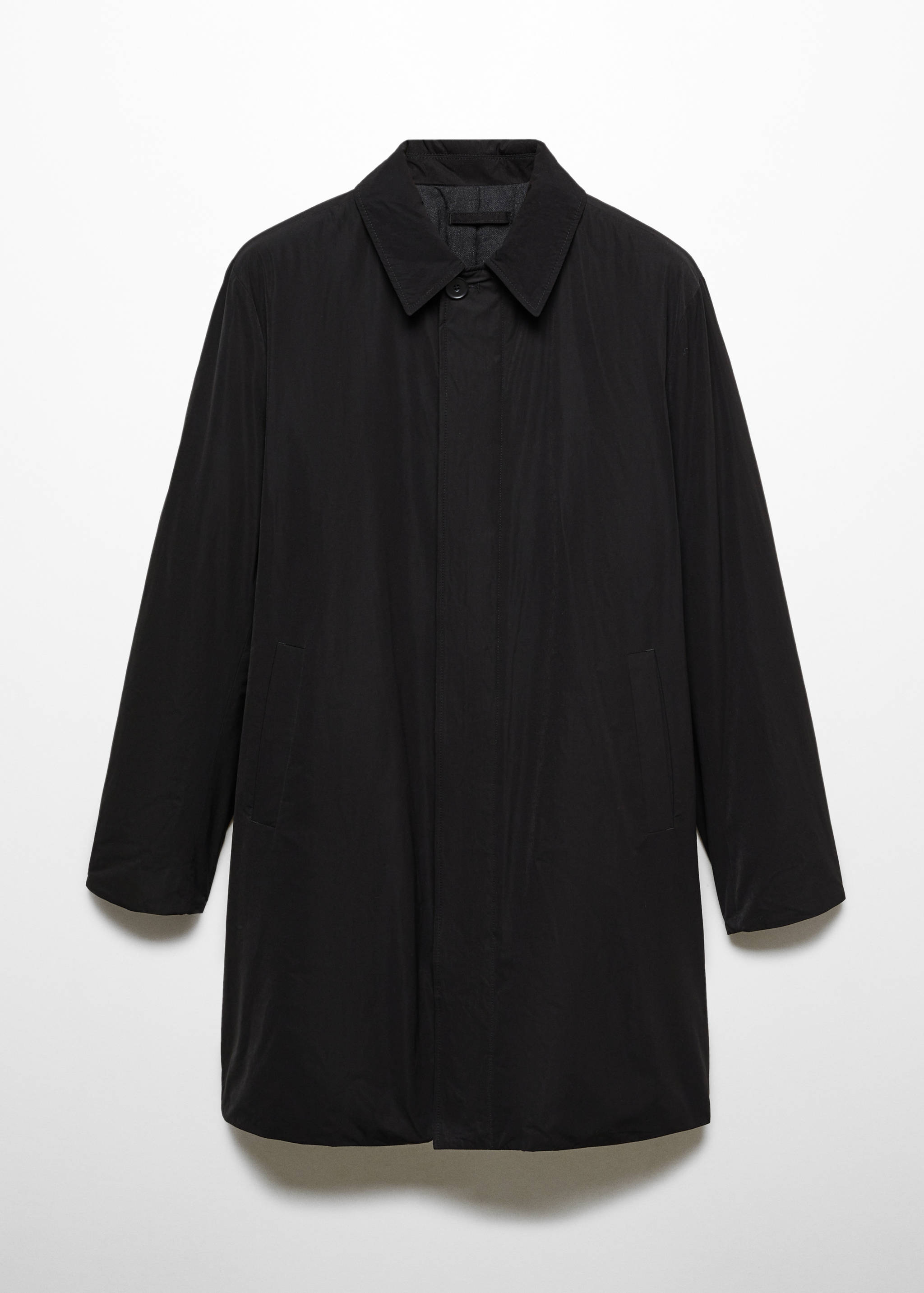 防水绗缝风衣 - null