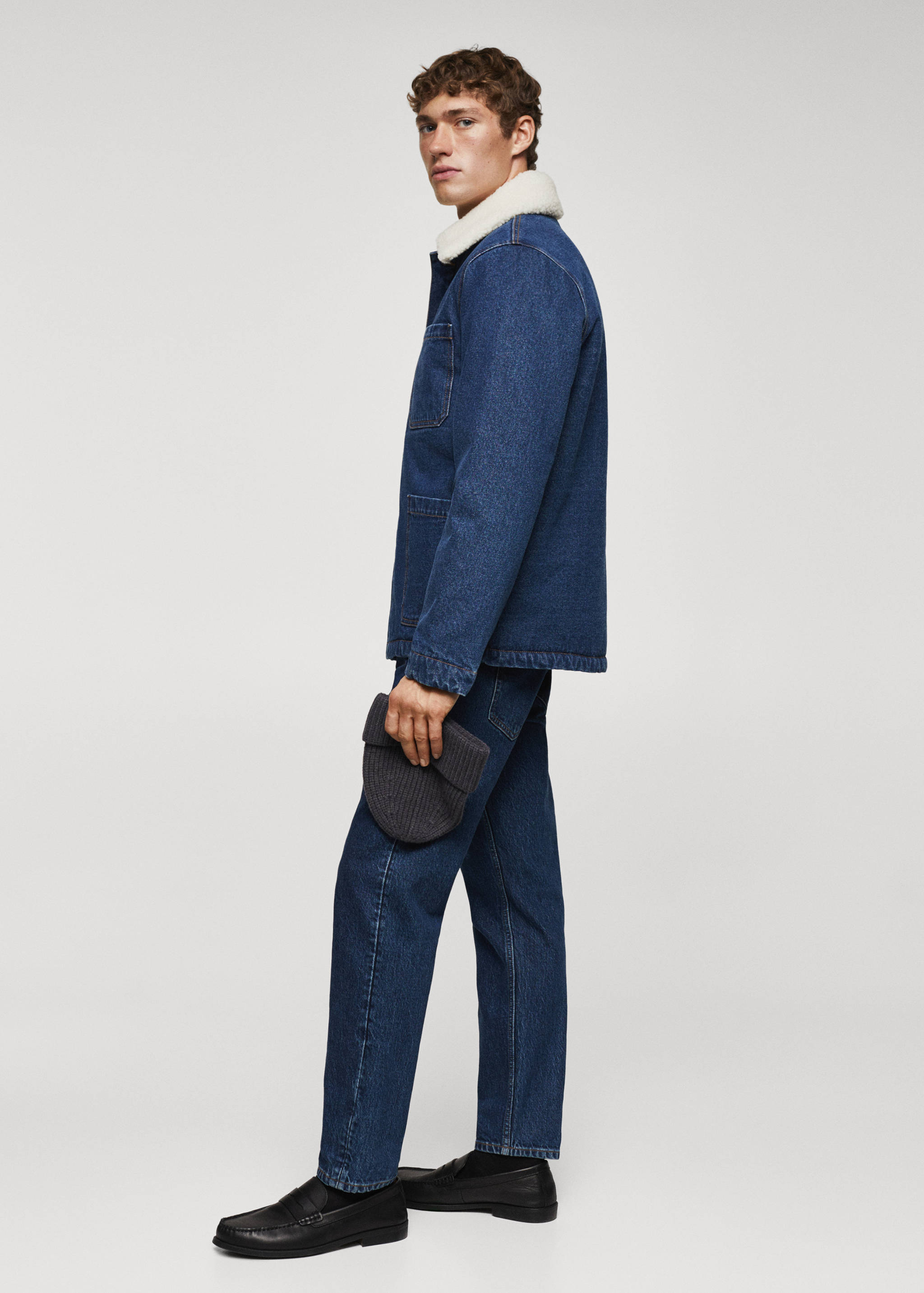 羊皮牛仔夹克 - null