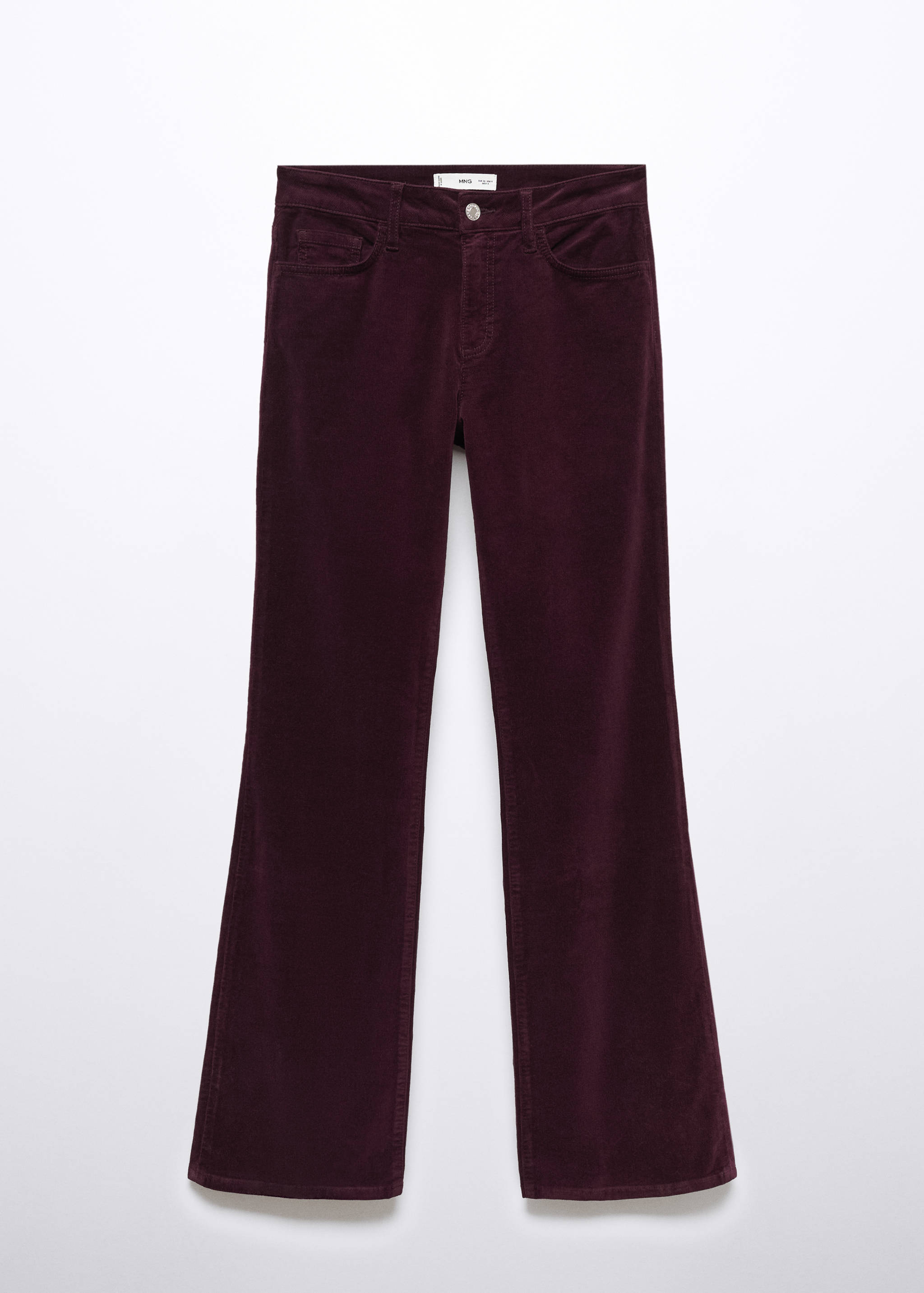 Pantalon flare taille normale velours côtelé - Article sans modèle