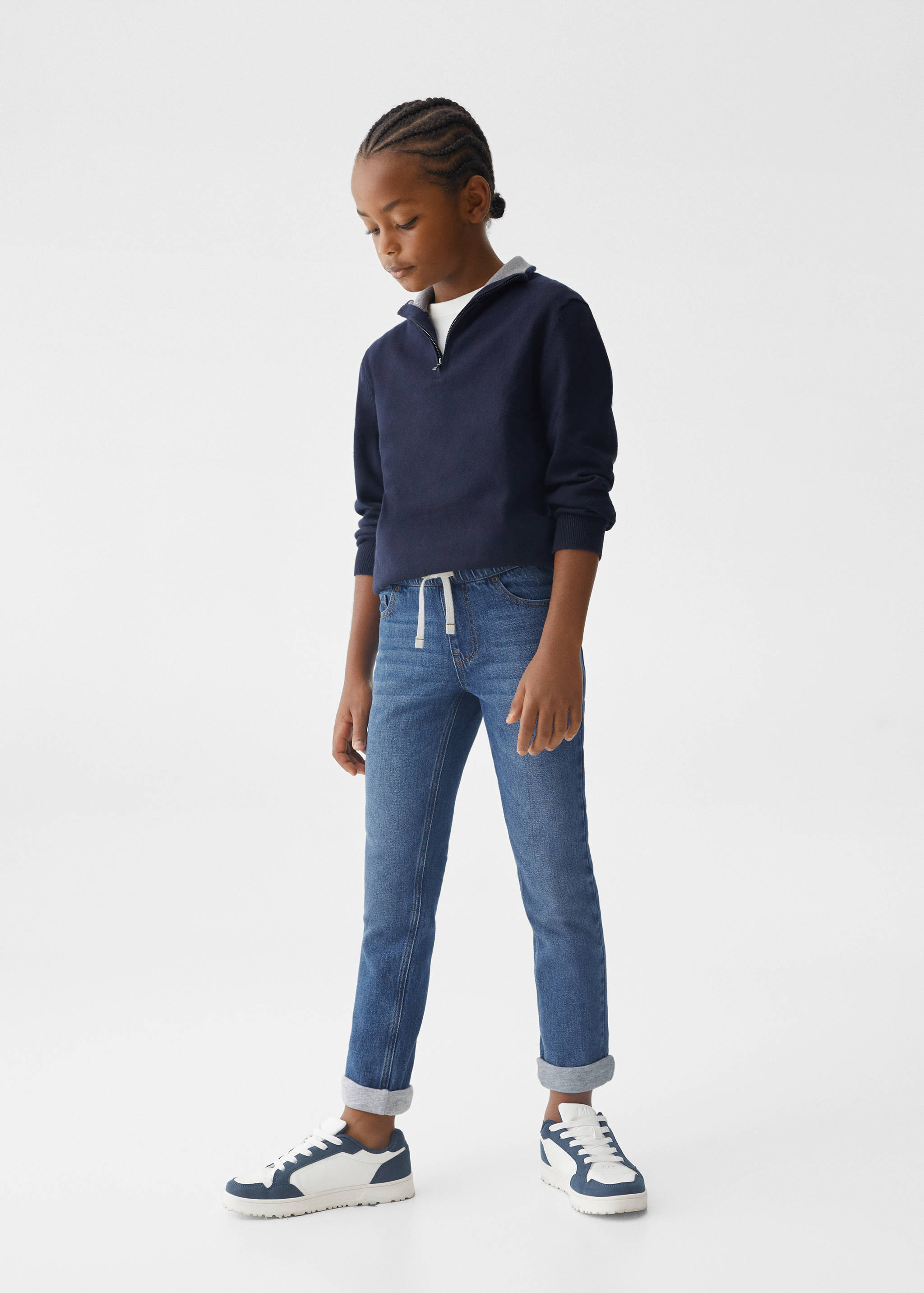 Jean taille élastique - Plan général