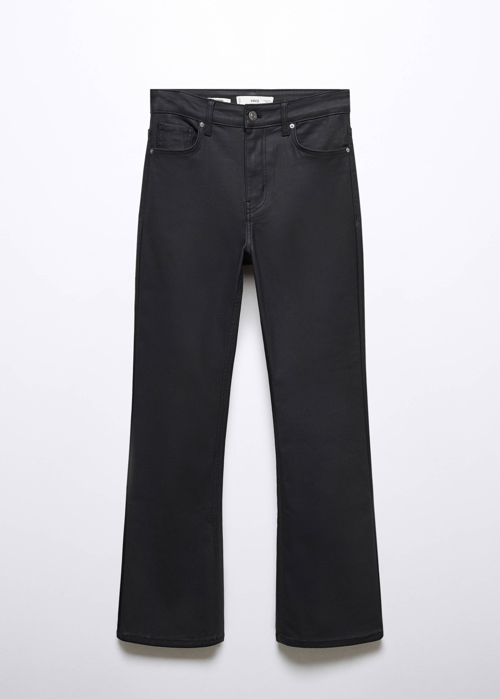 Sienna waxed flared cropped jeans - Article without model