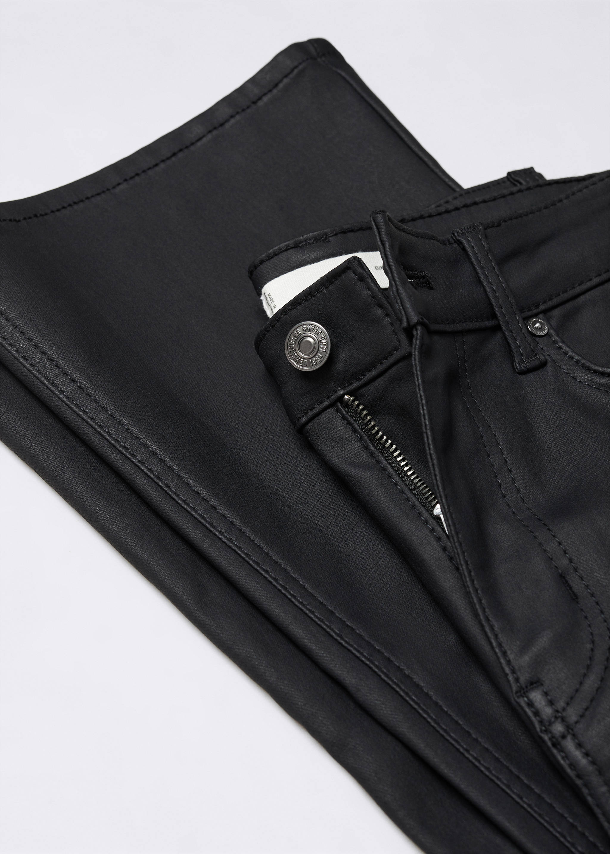 Sienna waxed flared cropped jeans - Details of the article 8