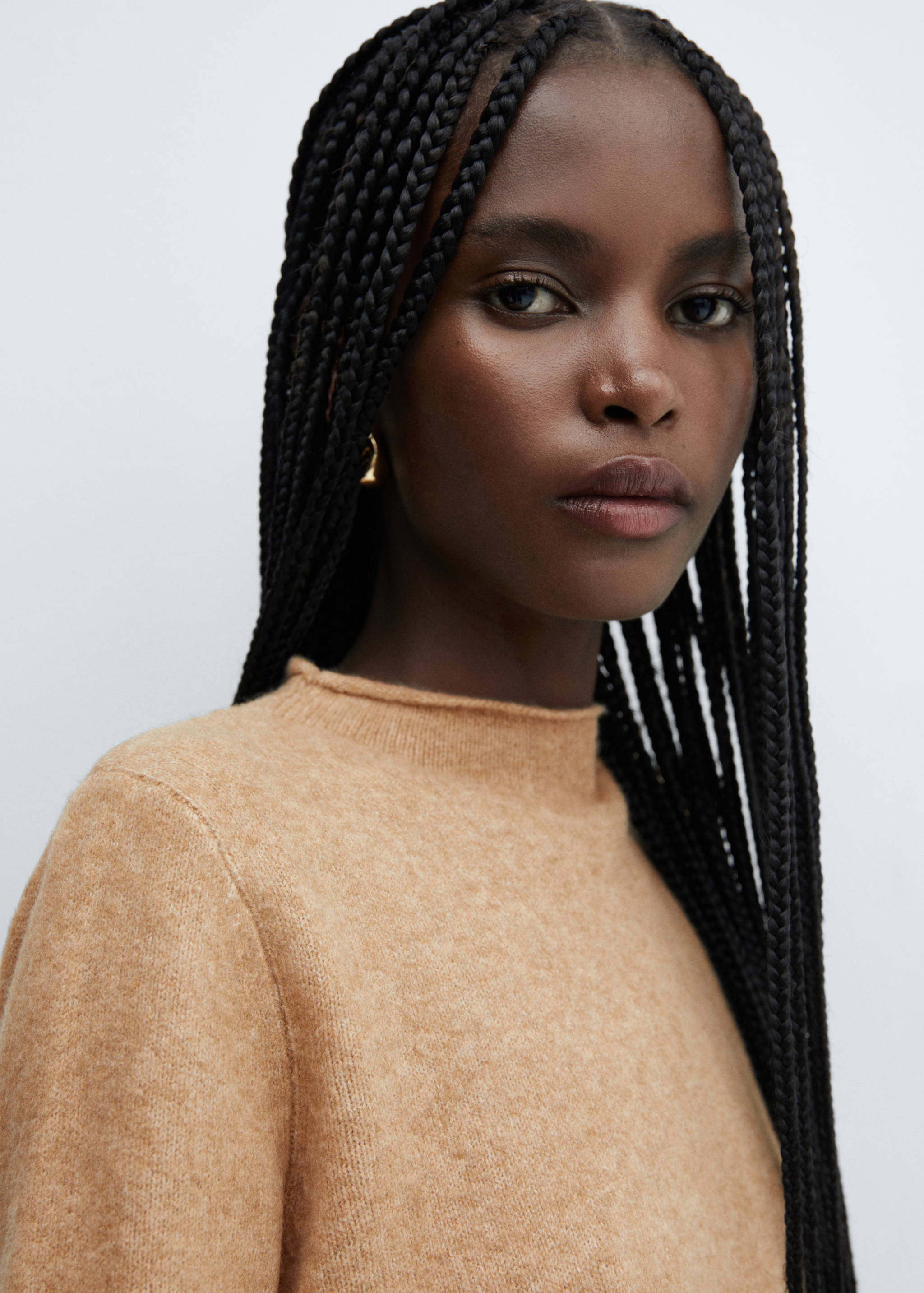 Robe maille col montant - Détail de l'article 1