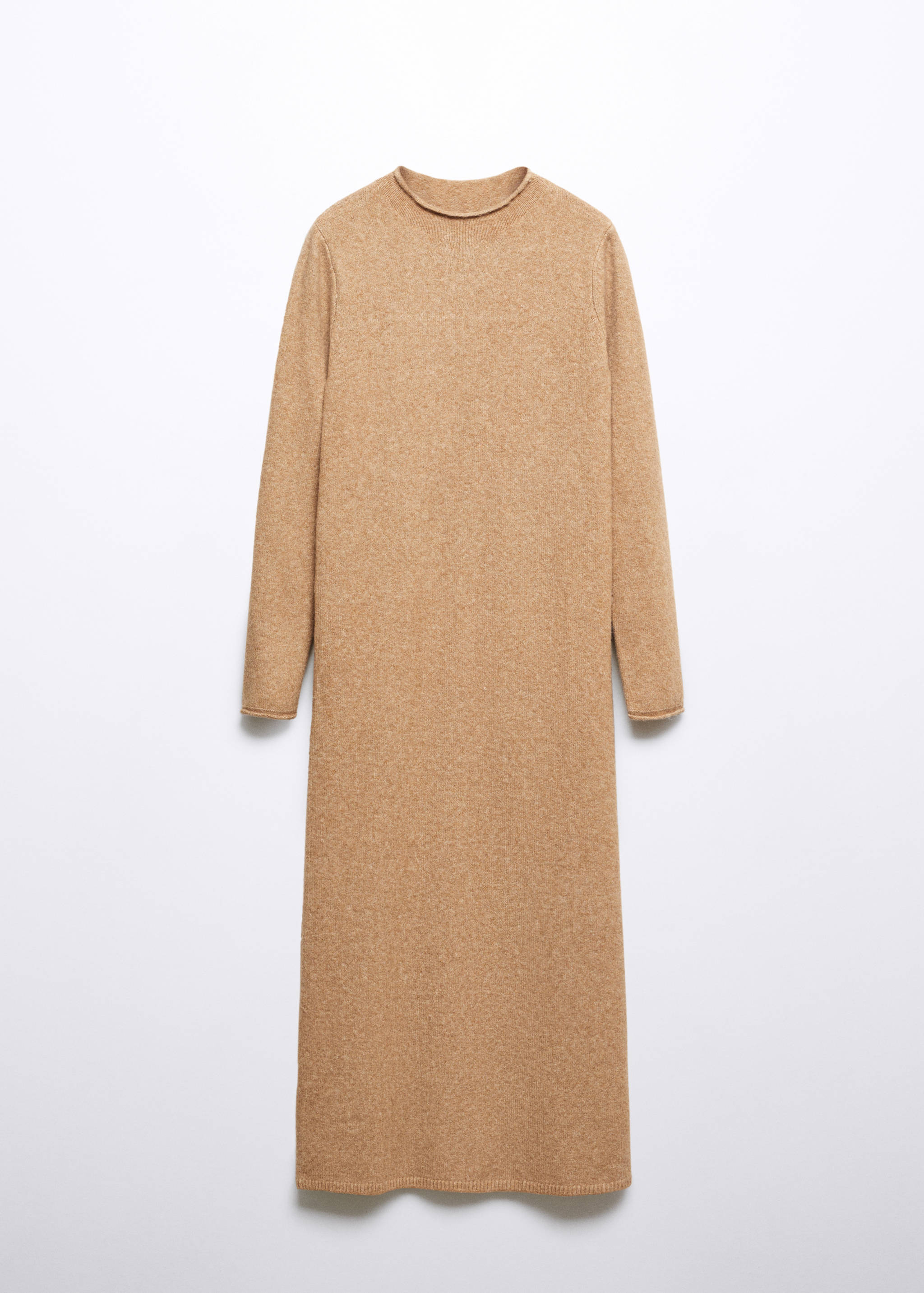 Perkins-neck knitted dress - Article without model