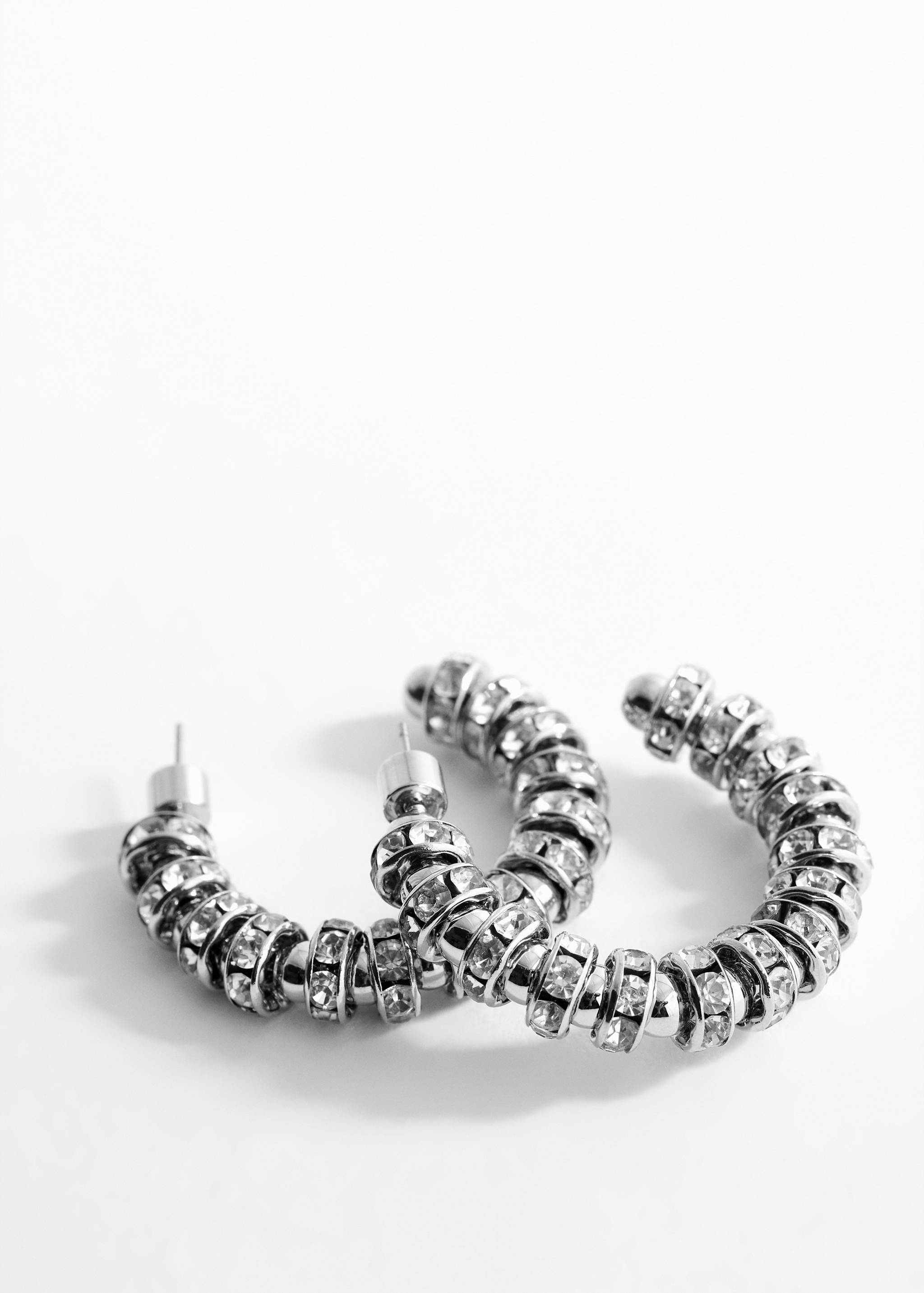 Hoops crystal earrings - Details of the article 1