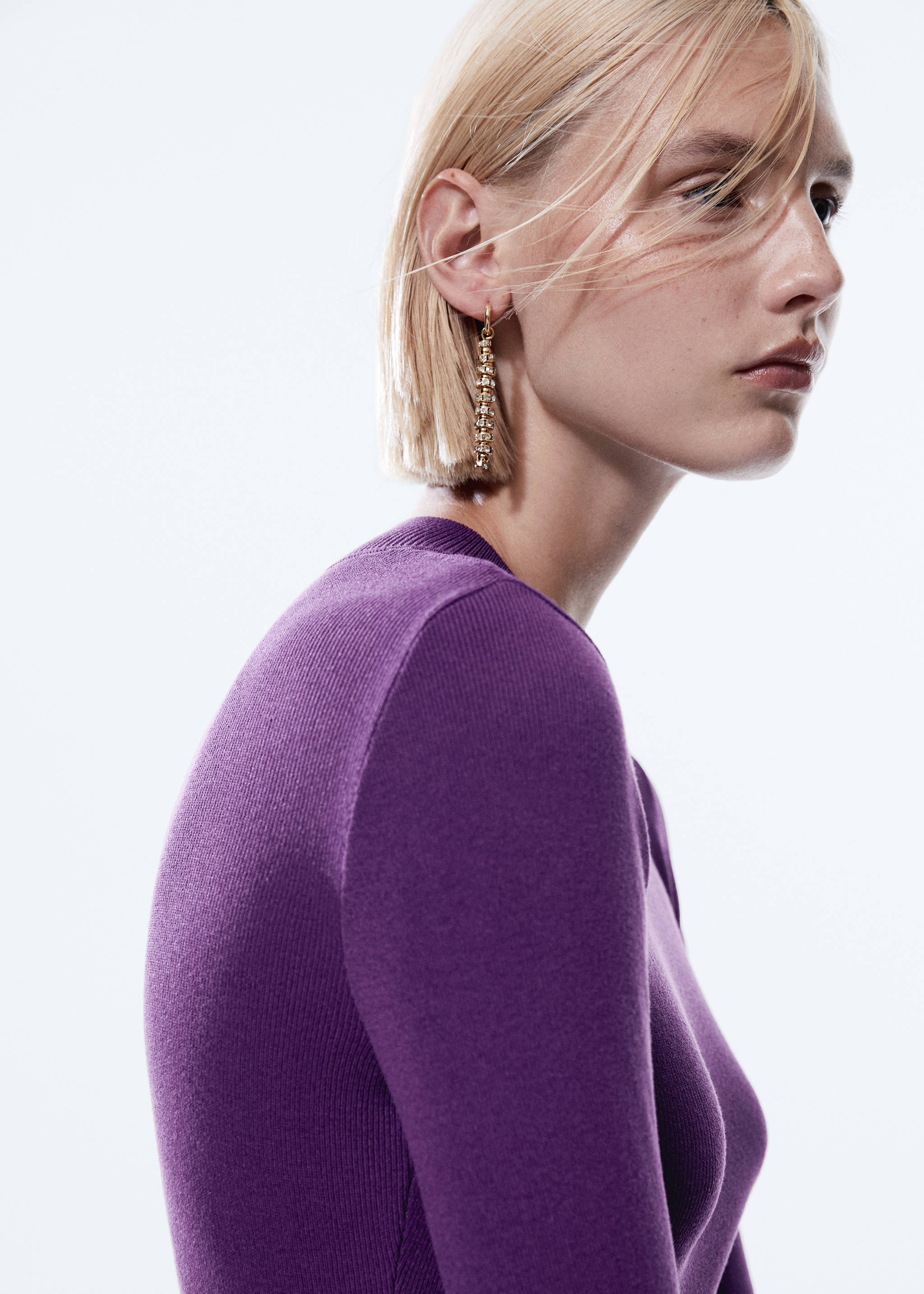 Boucles d’oreilles avec un pendentif en cristaux - Détail de l'article 9