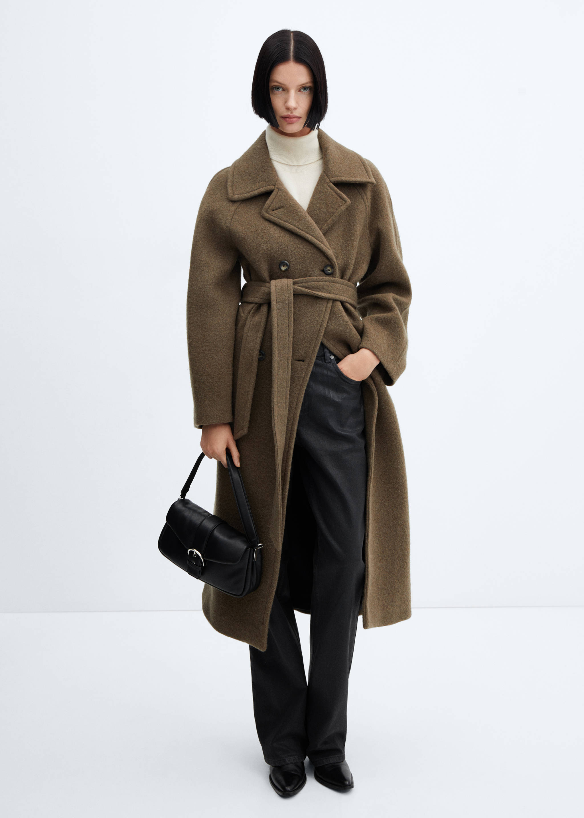 Quilted bag with buckle - General plane