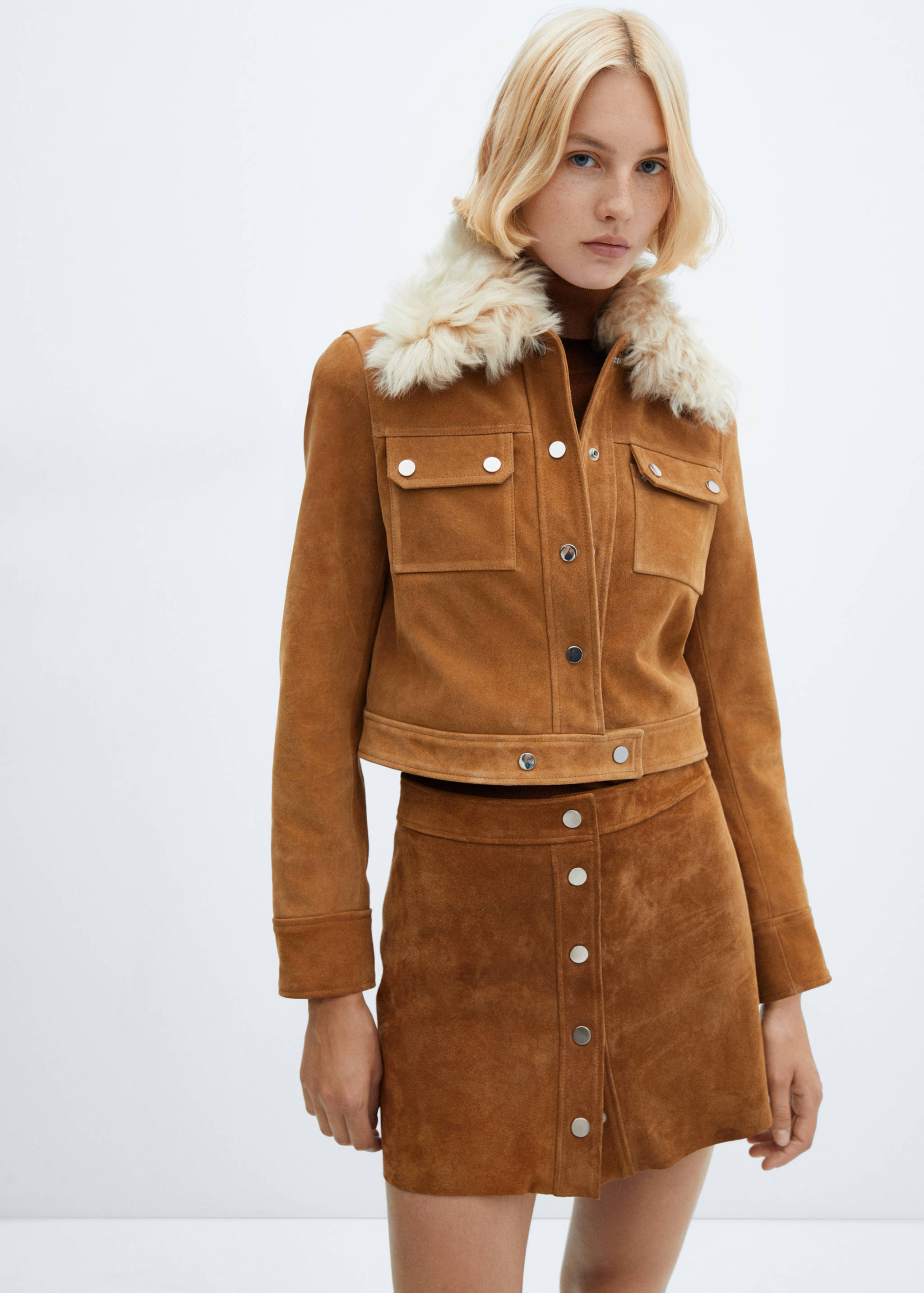 Leren rok met knopen - Detail van het artikel 1