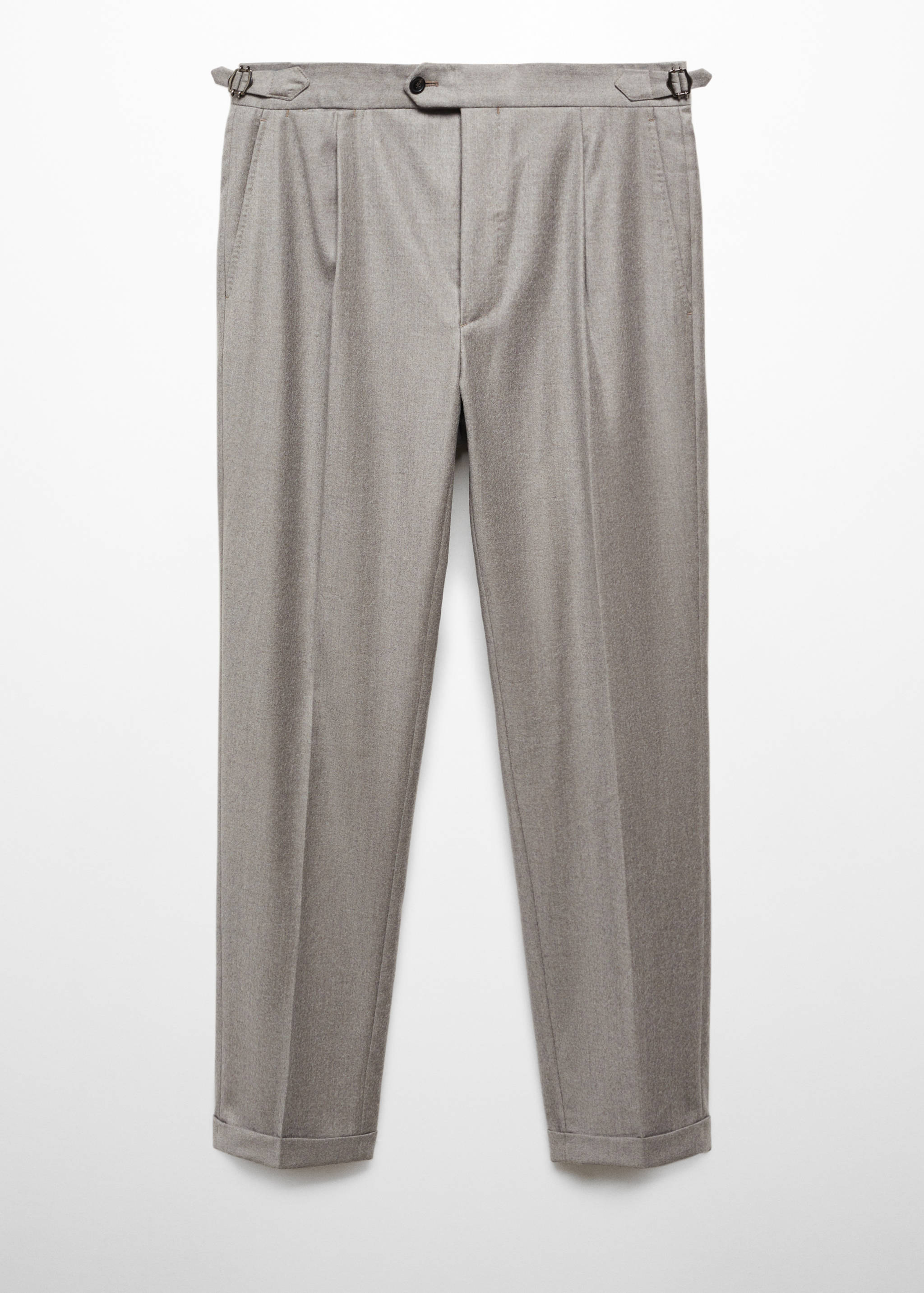 Pantalon costume laine vierge revers - Article sans modèle