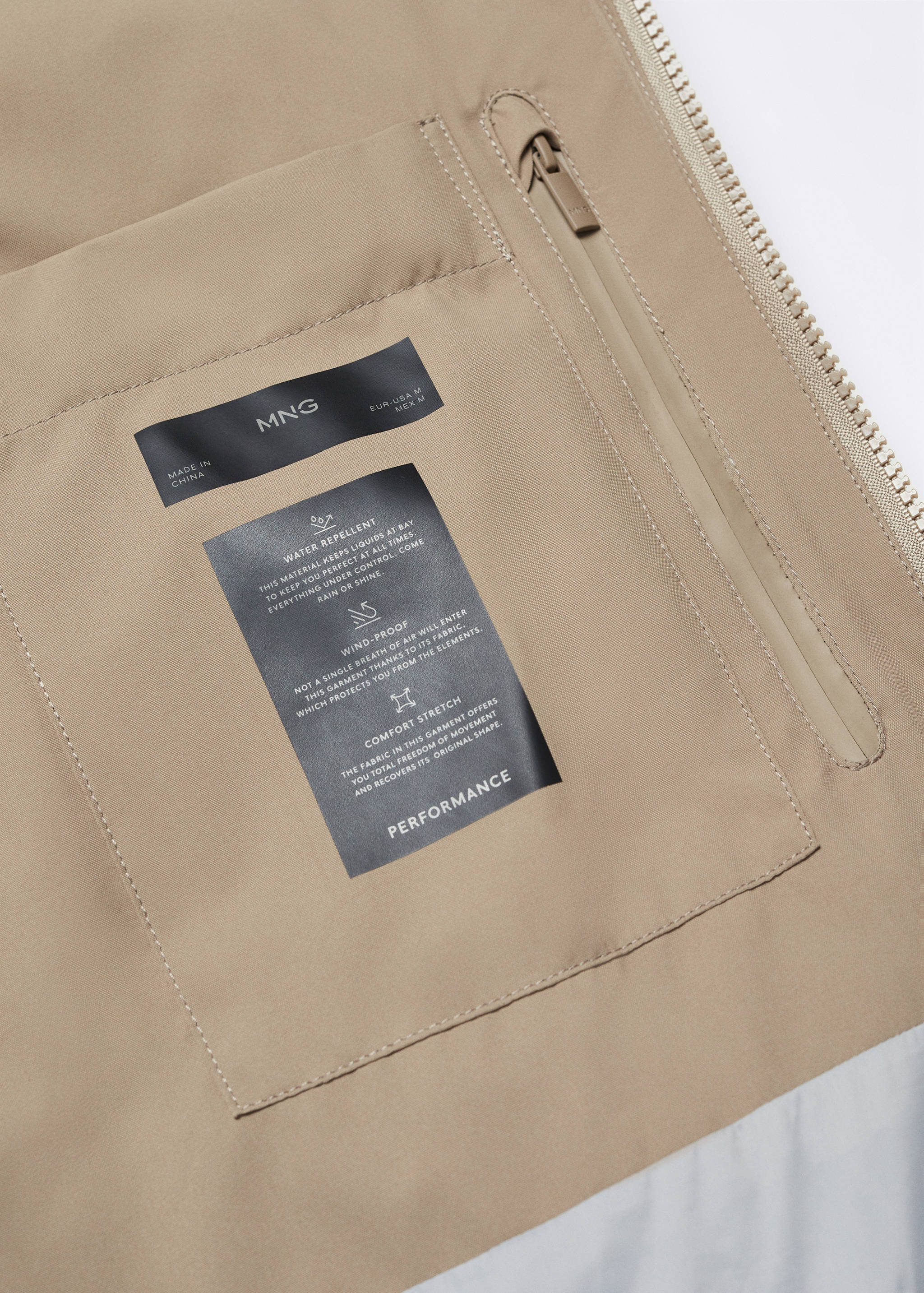 防水羽绒服 - null