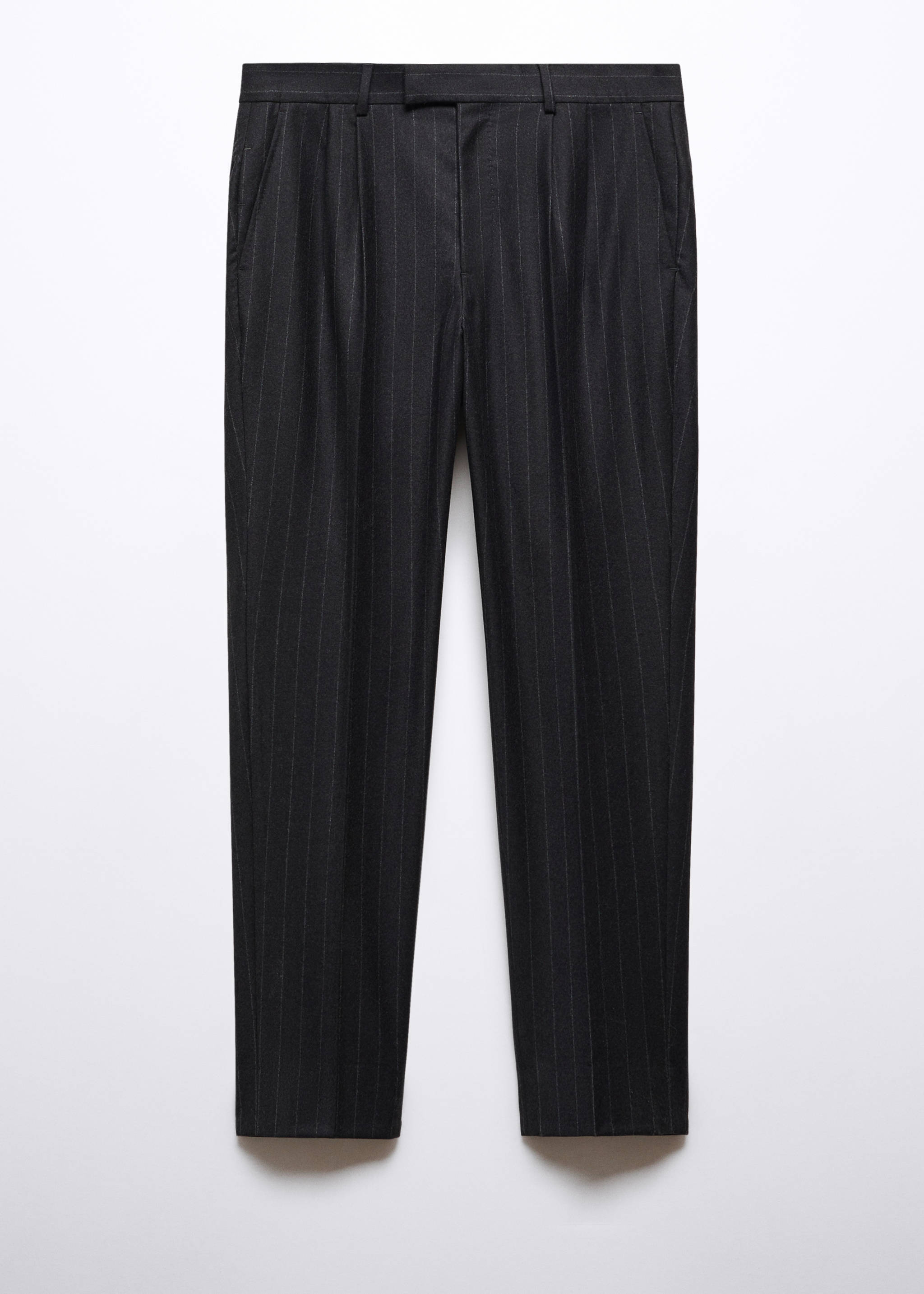 100% virgin wool pleated trousers - Article without model