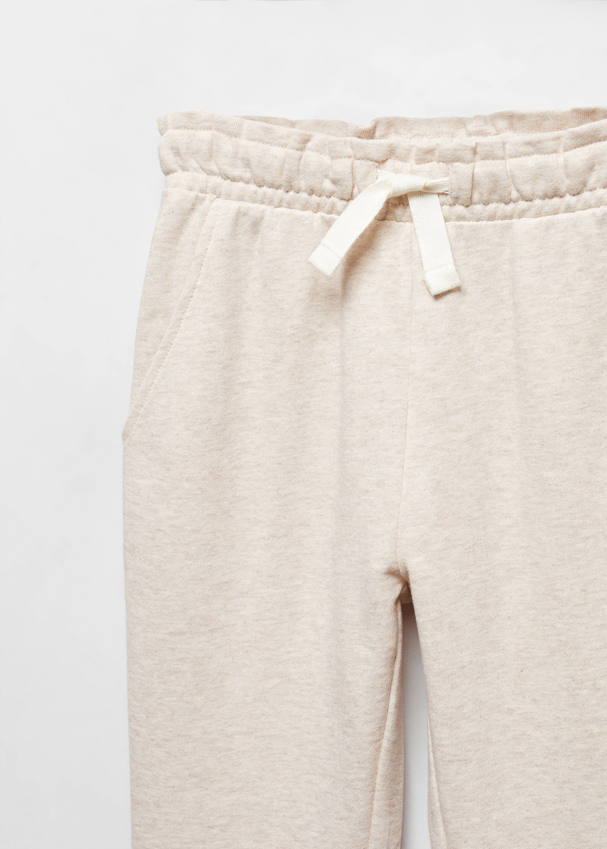 Cotton jogger-style trousers - Details of the article 8