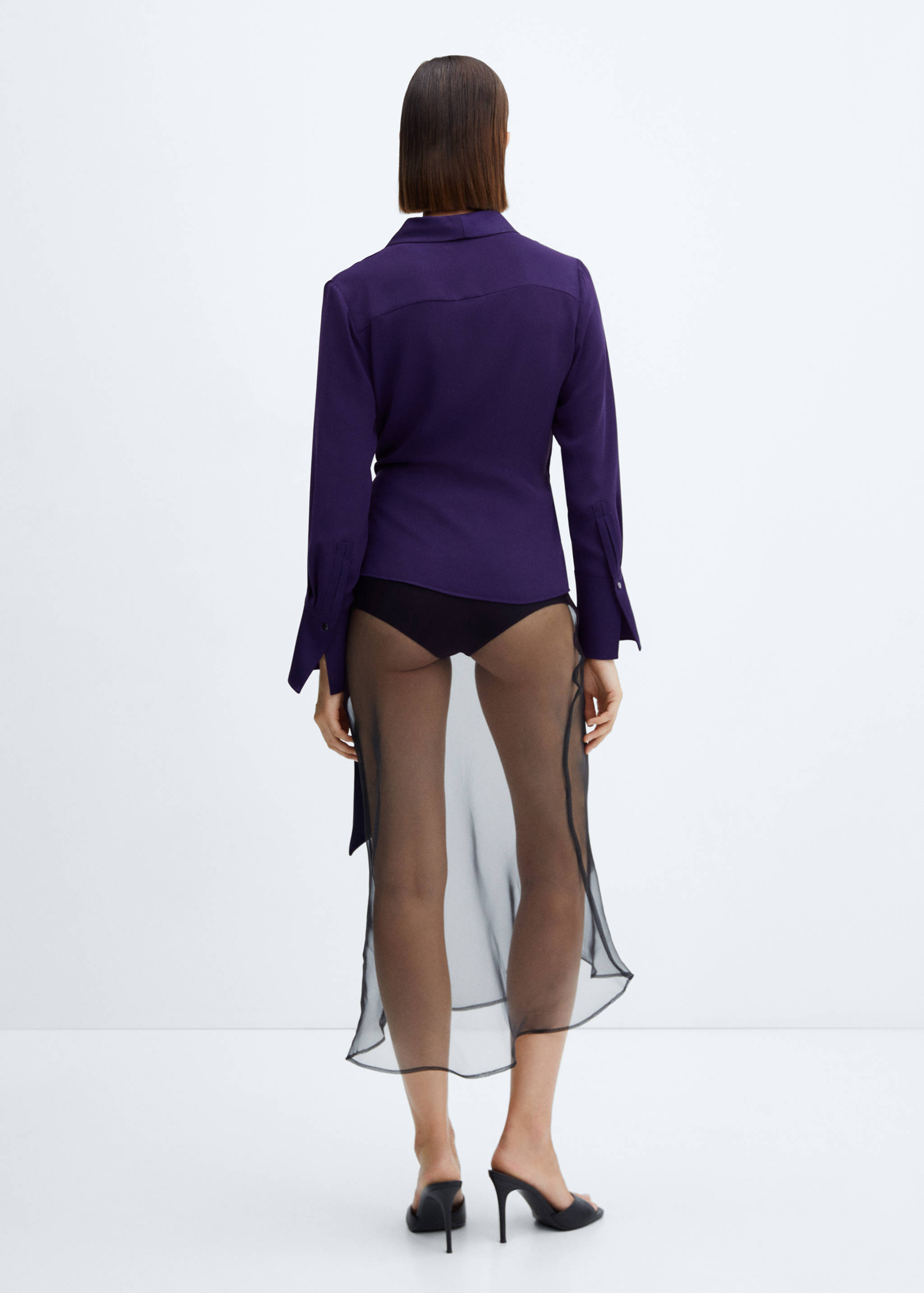 Blouse cache-cœur revers - Verso de l’article