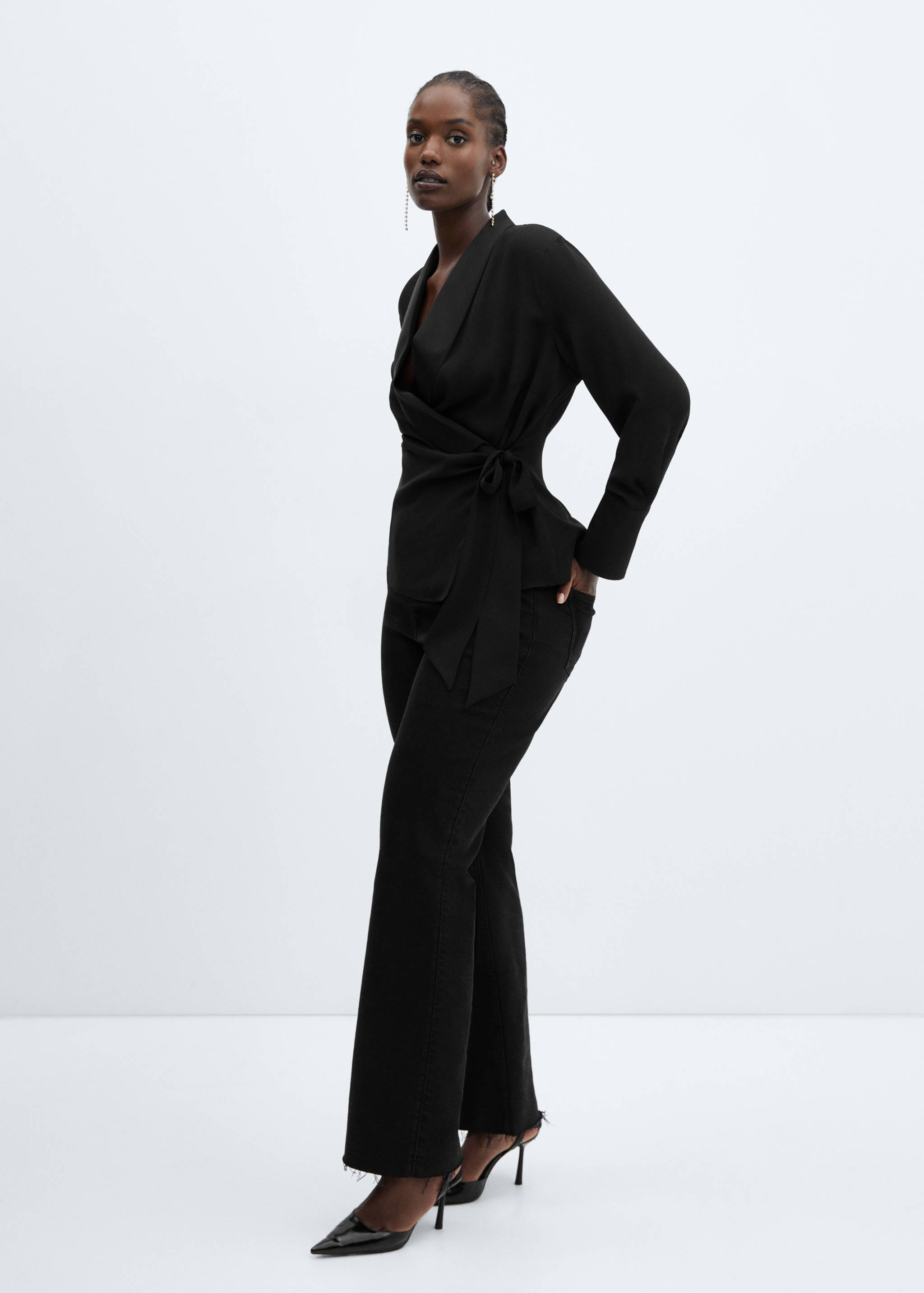 Blouse cache-cœur revers - Détail de l'article 3