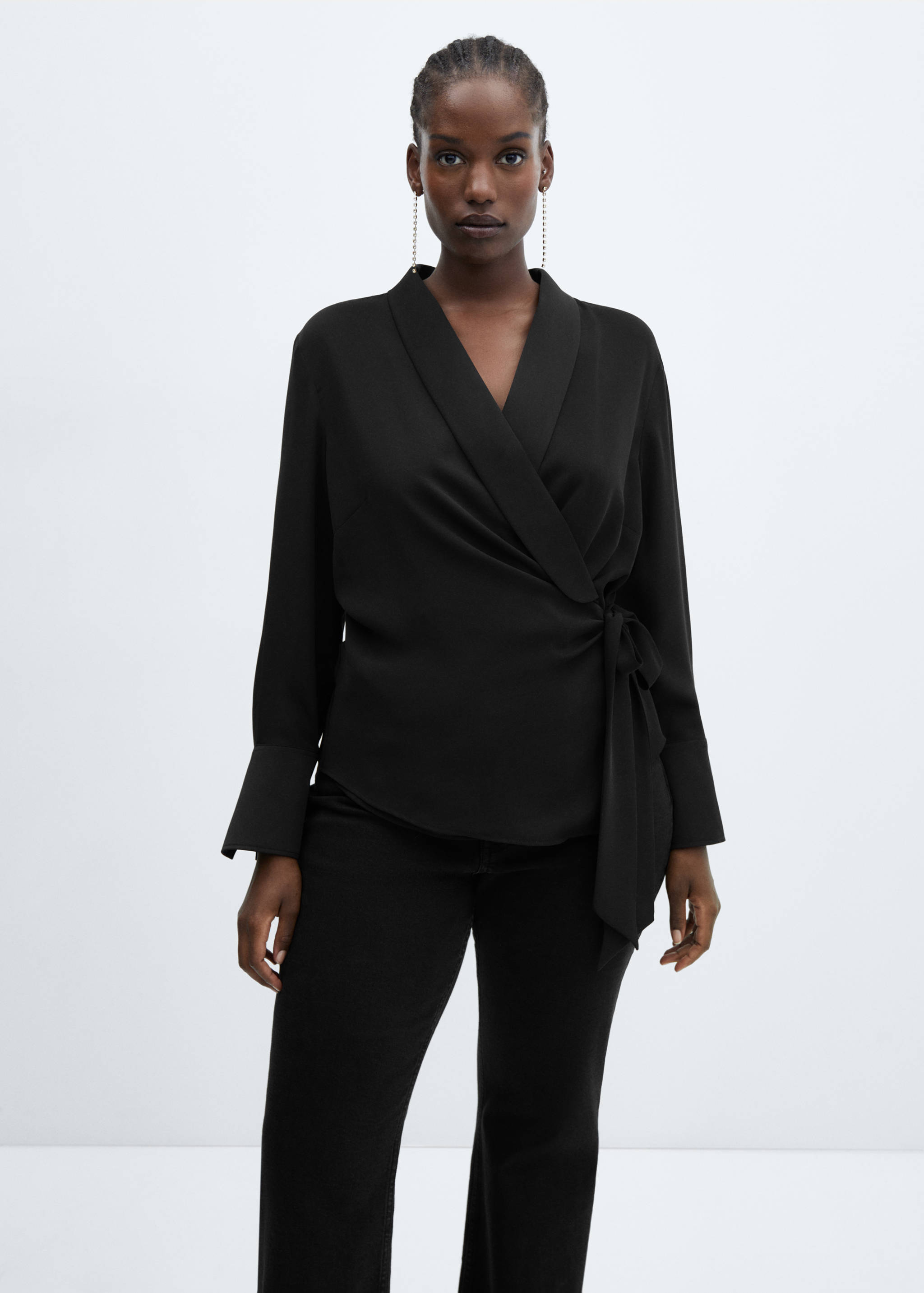Blouse cache-cœur revers - Détail de l'article 5