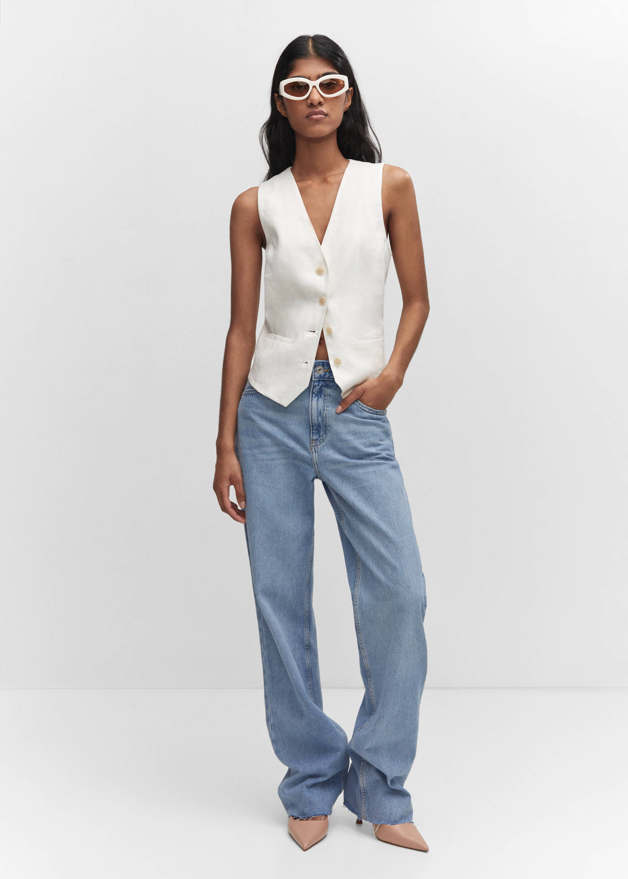 Puntschoenen met hakken - Overzichtstekening