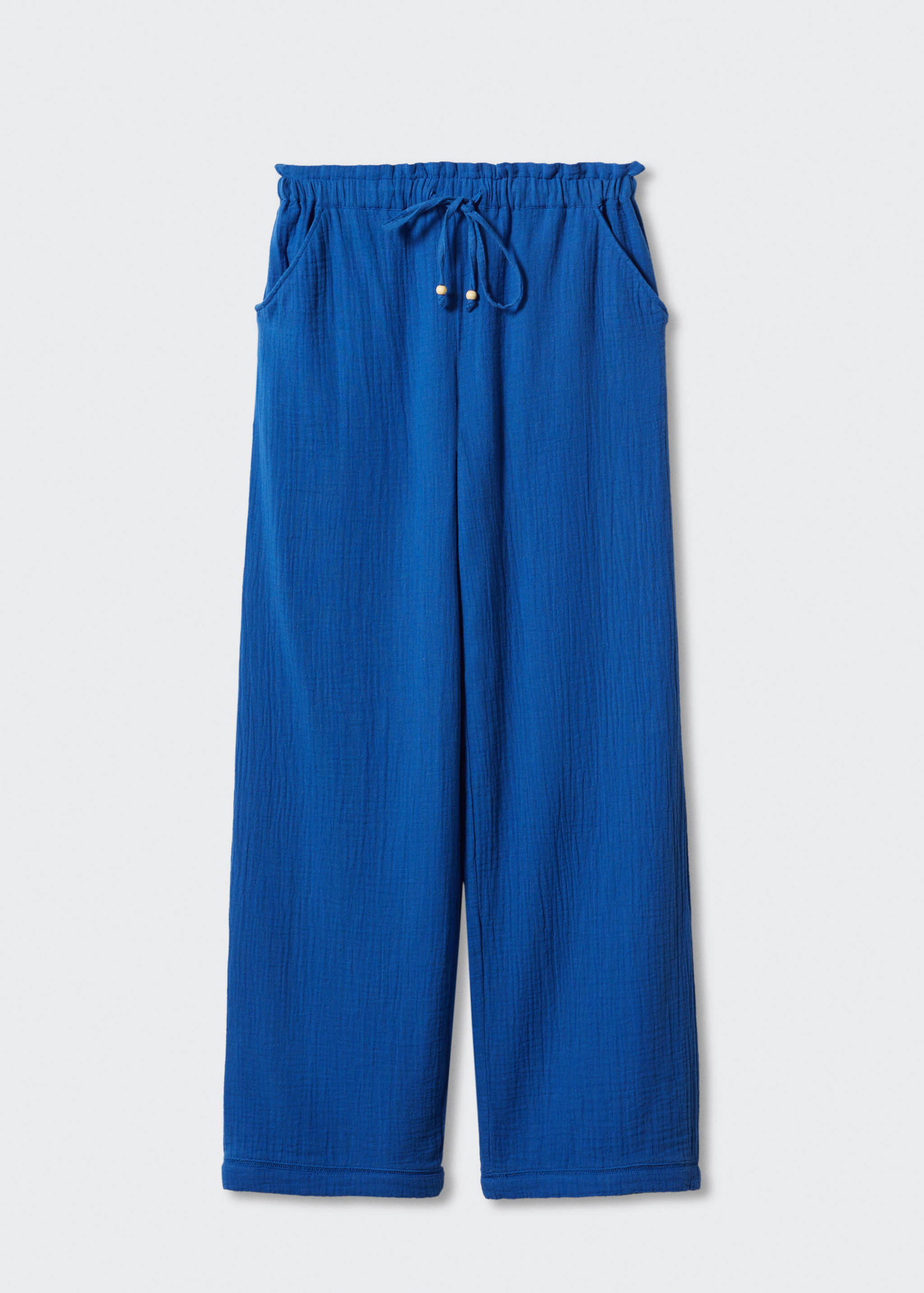 Elastic waist cotton pants - Article without model