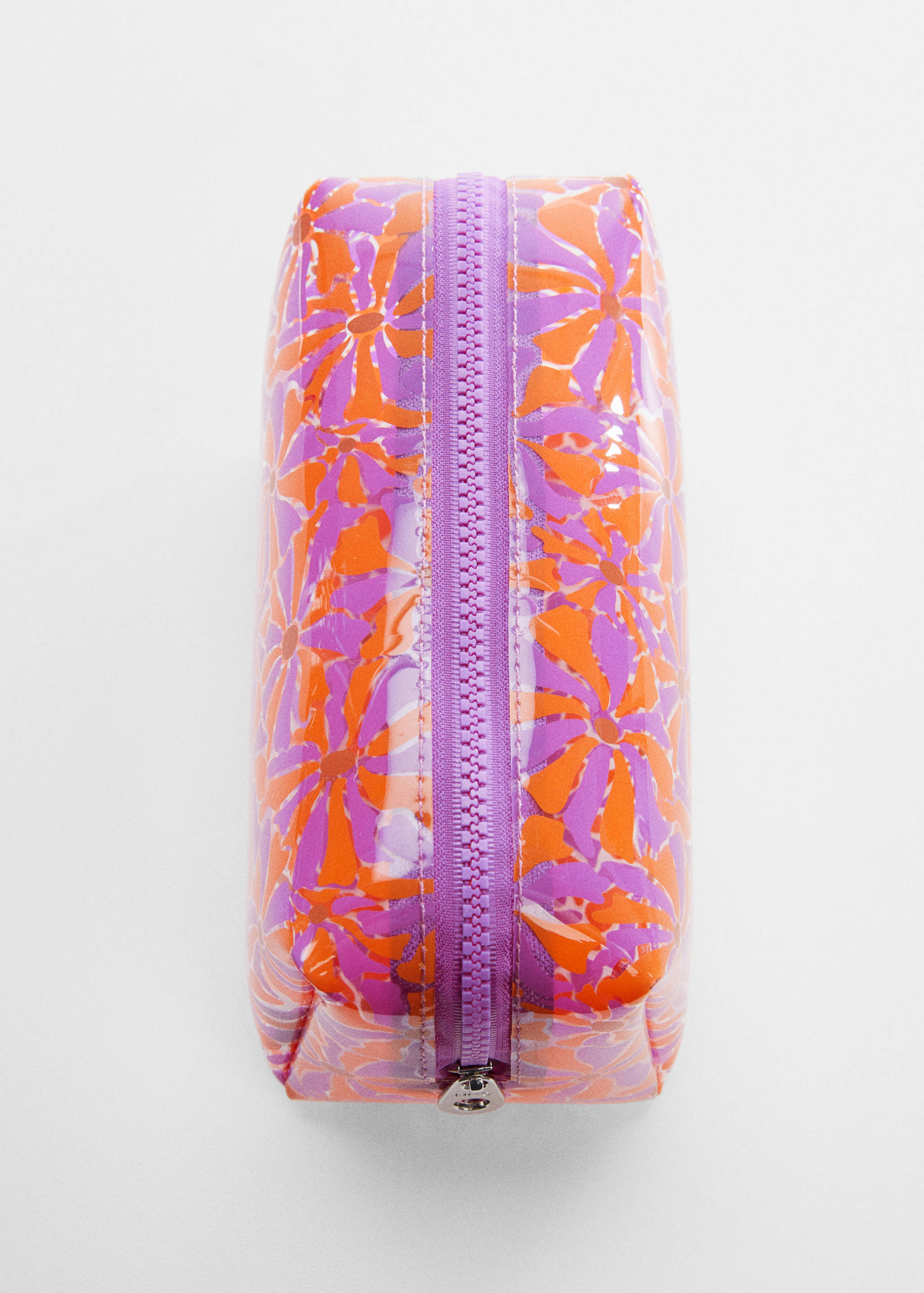 Trousse de maquillage transparente à fleurs - Détail de l'article 1