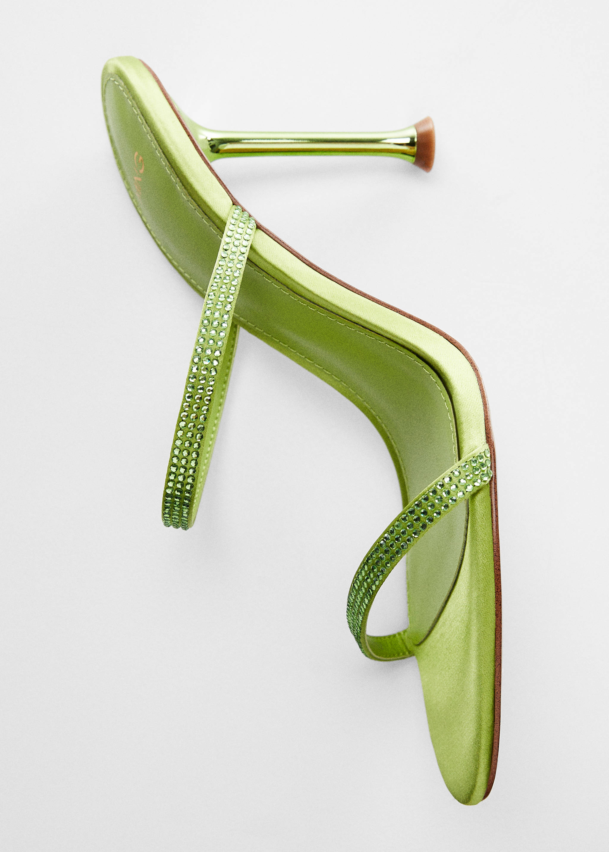 Sandales talon lanières strass - Détail de l'article 5