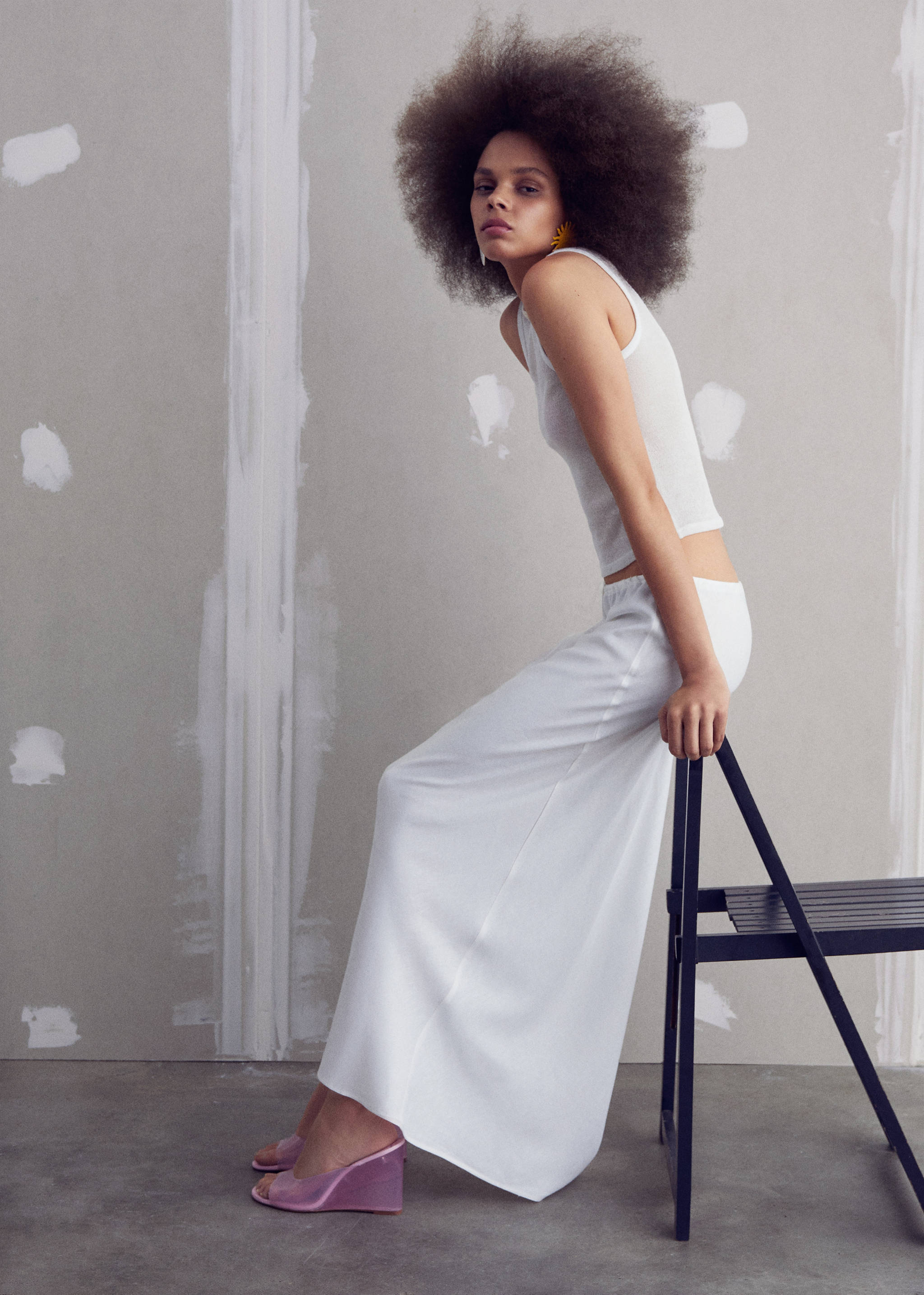 Vinyl wedge sandals - General plane