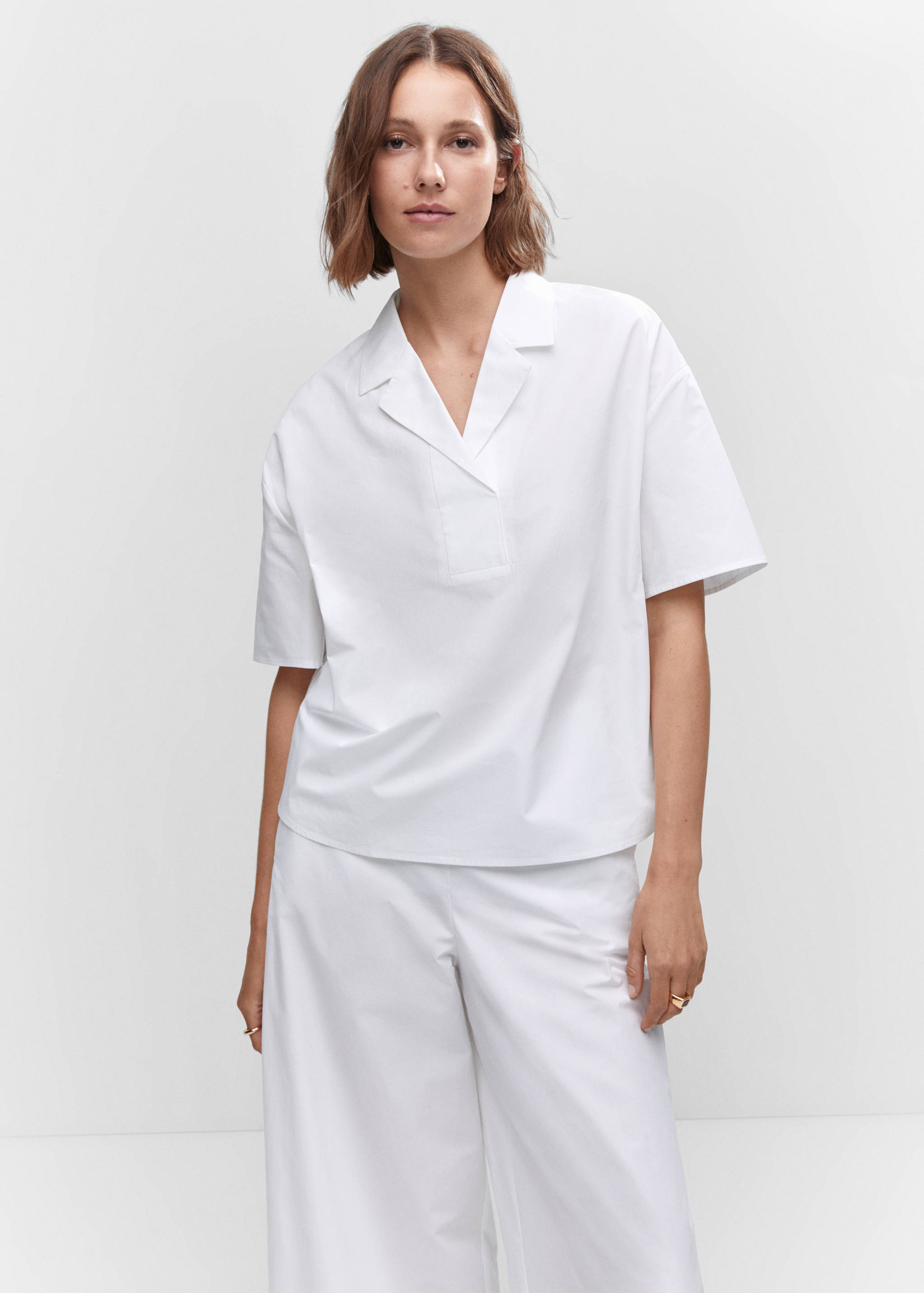 Jupe-culotte coton - Plan moyen