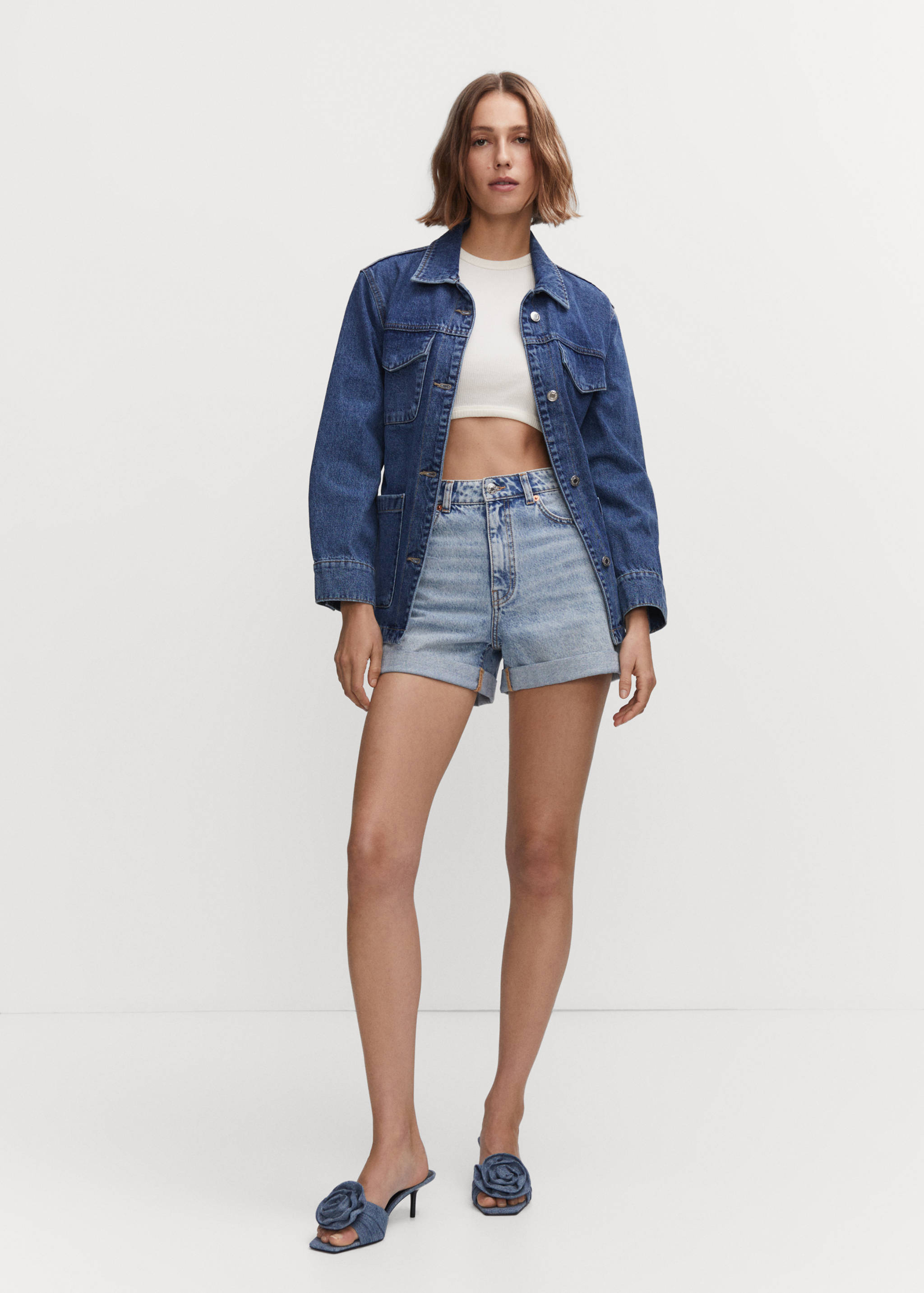 Short jean mom-fit - Plan général