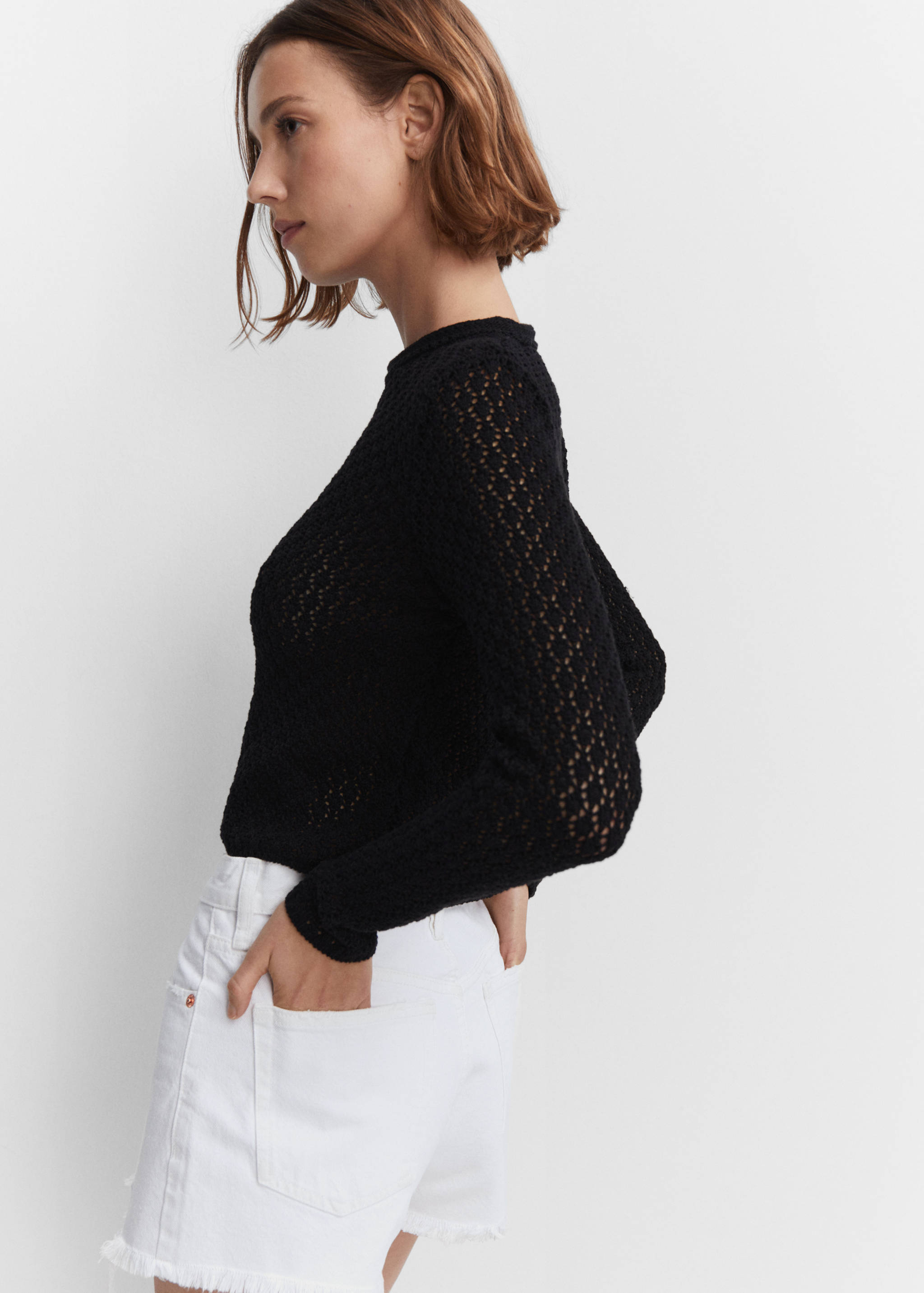 Short jean déchiré - Détail de l'article 2