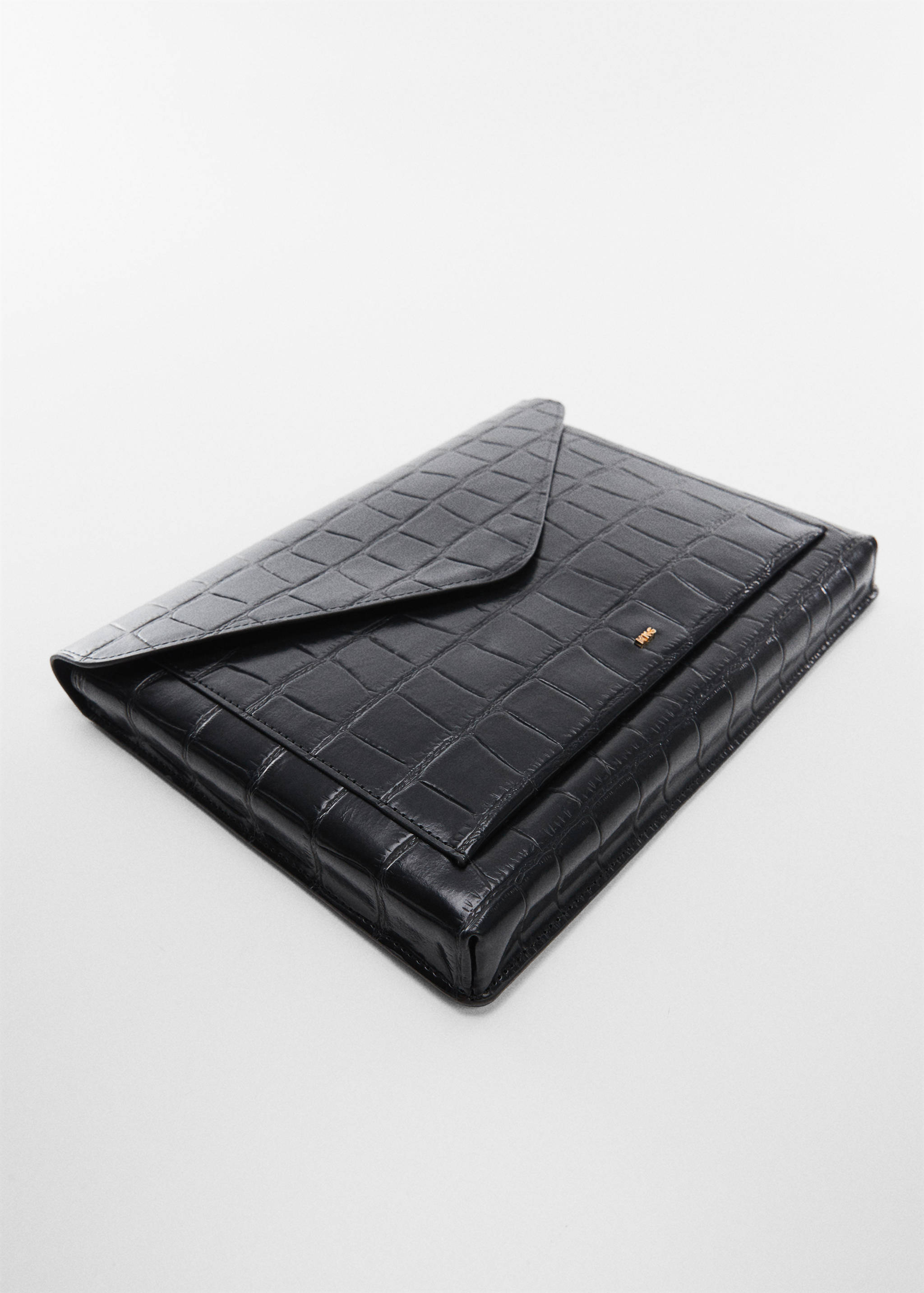 Crocodile laptop case with flap - Details of the article 1