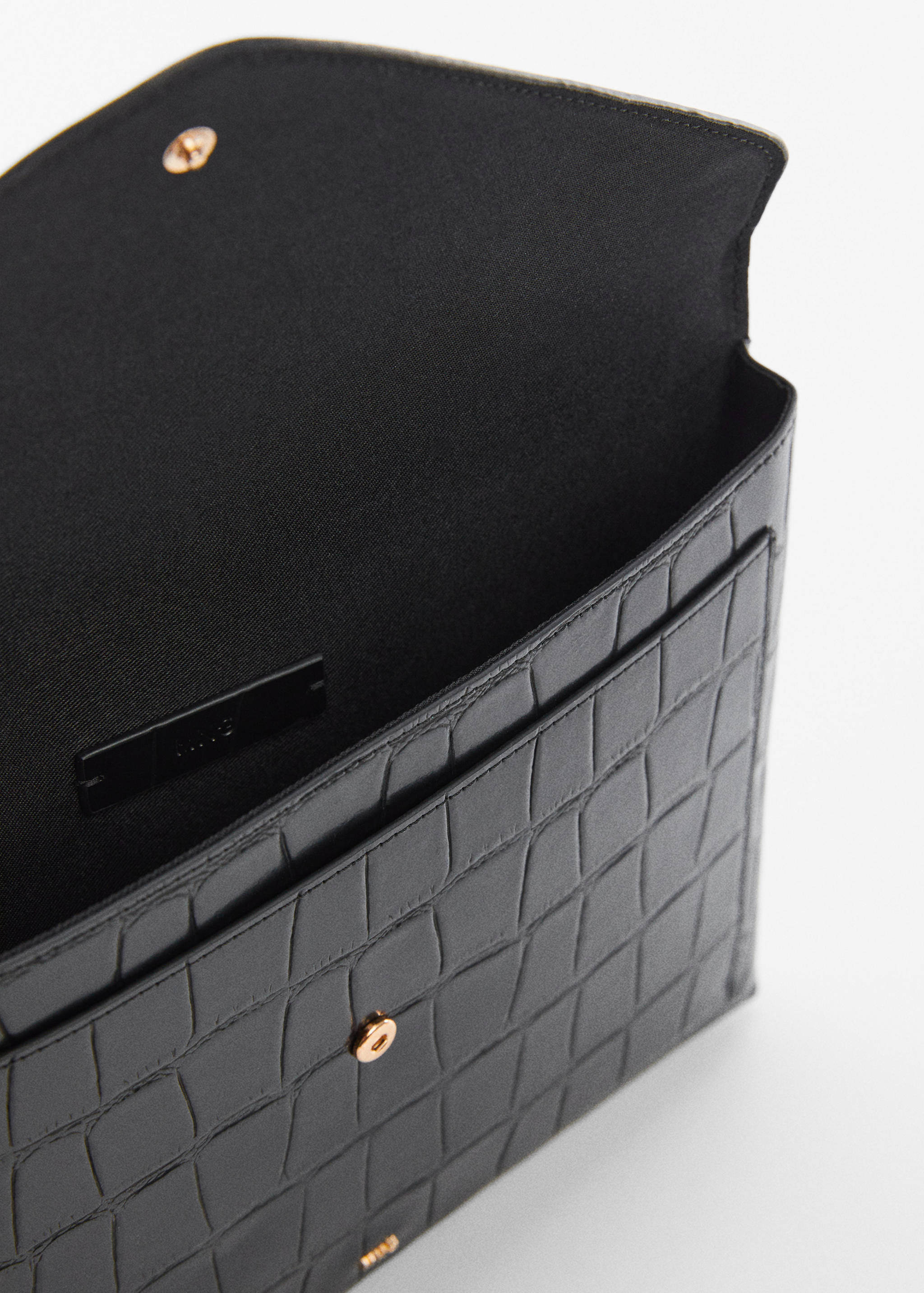 Crocodile laptop case with flap - Details of the article 2