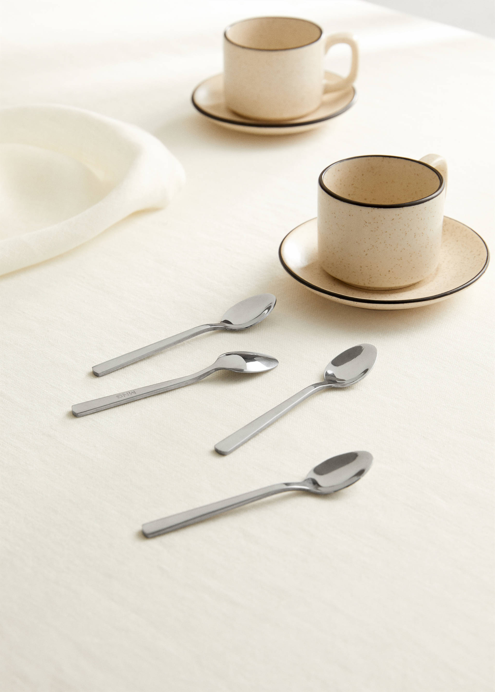 Σετ 4 κουταλάκια καφέ - Γενικό πλάνο