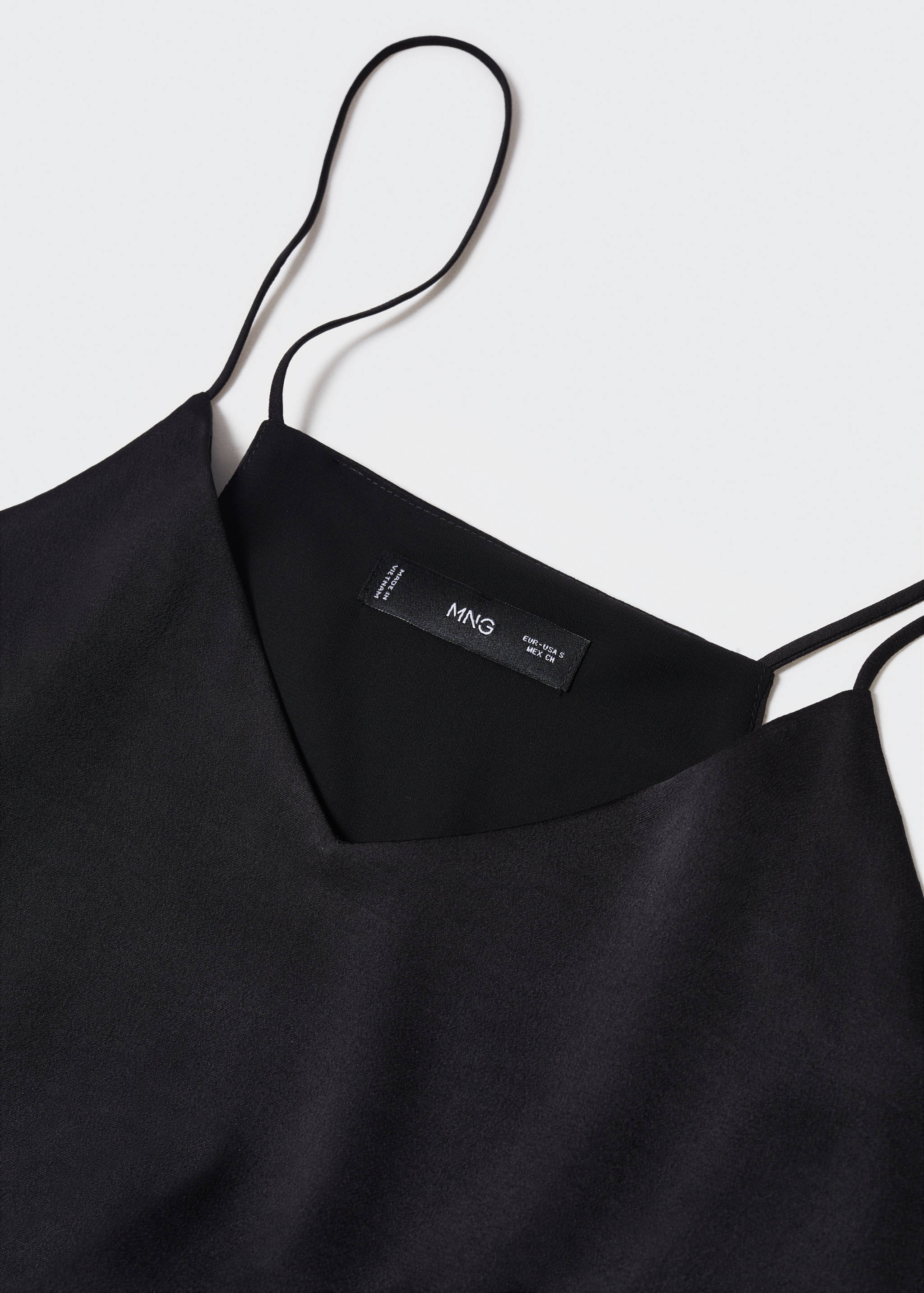Satin top with straps - Details of the article 8