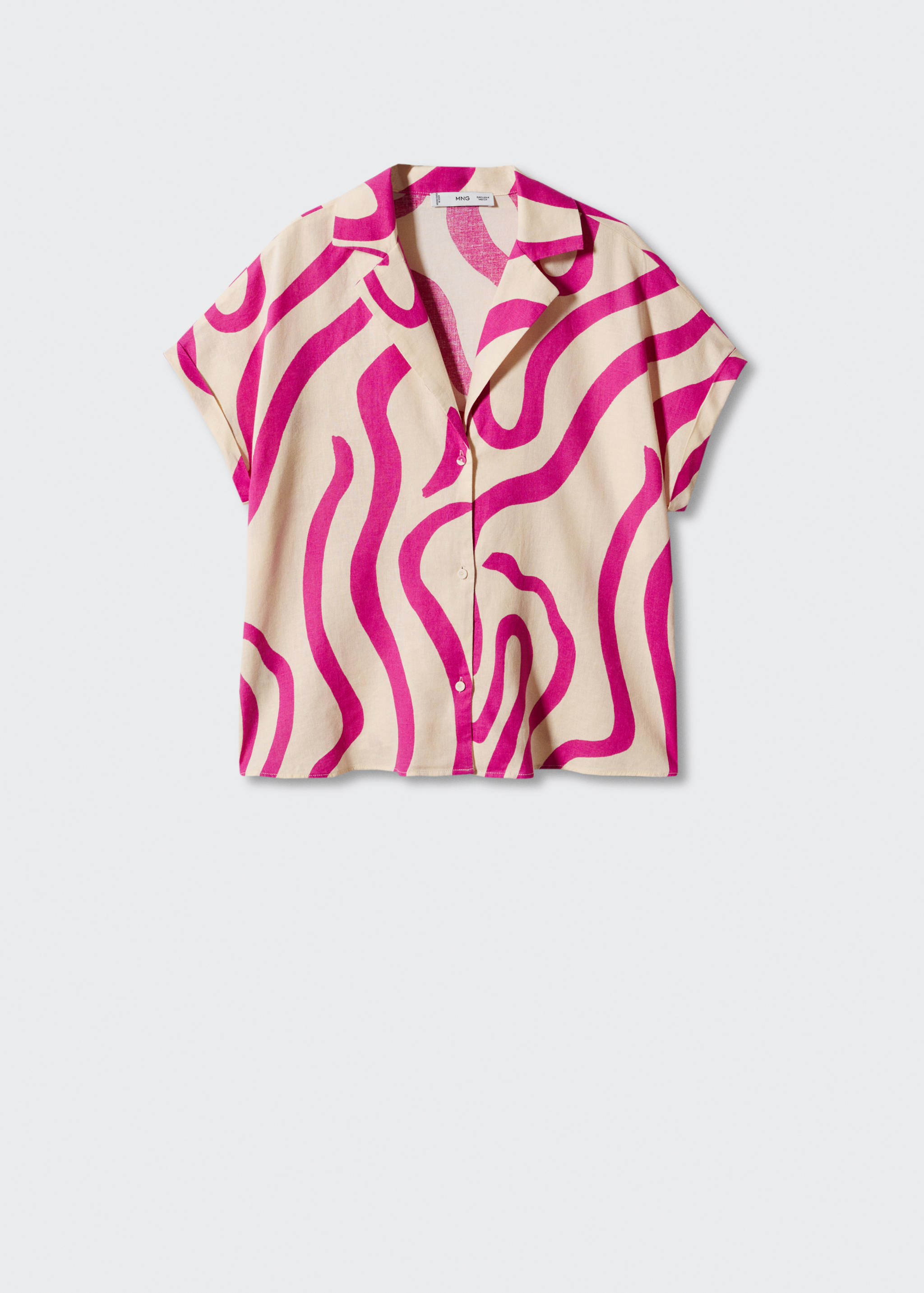 Chemise lin imprimée - Article sans modèle