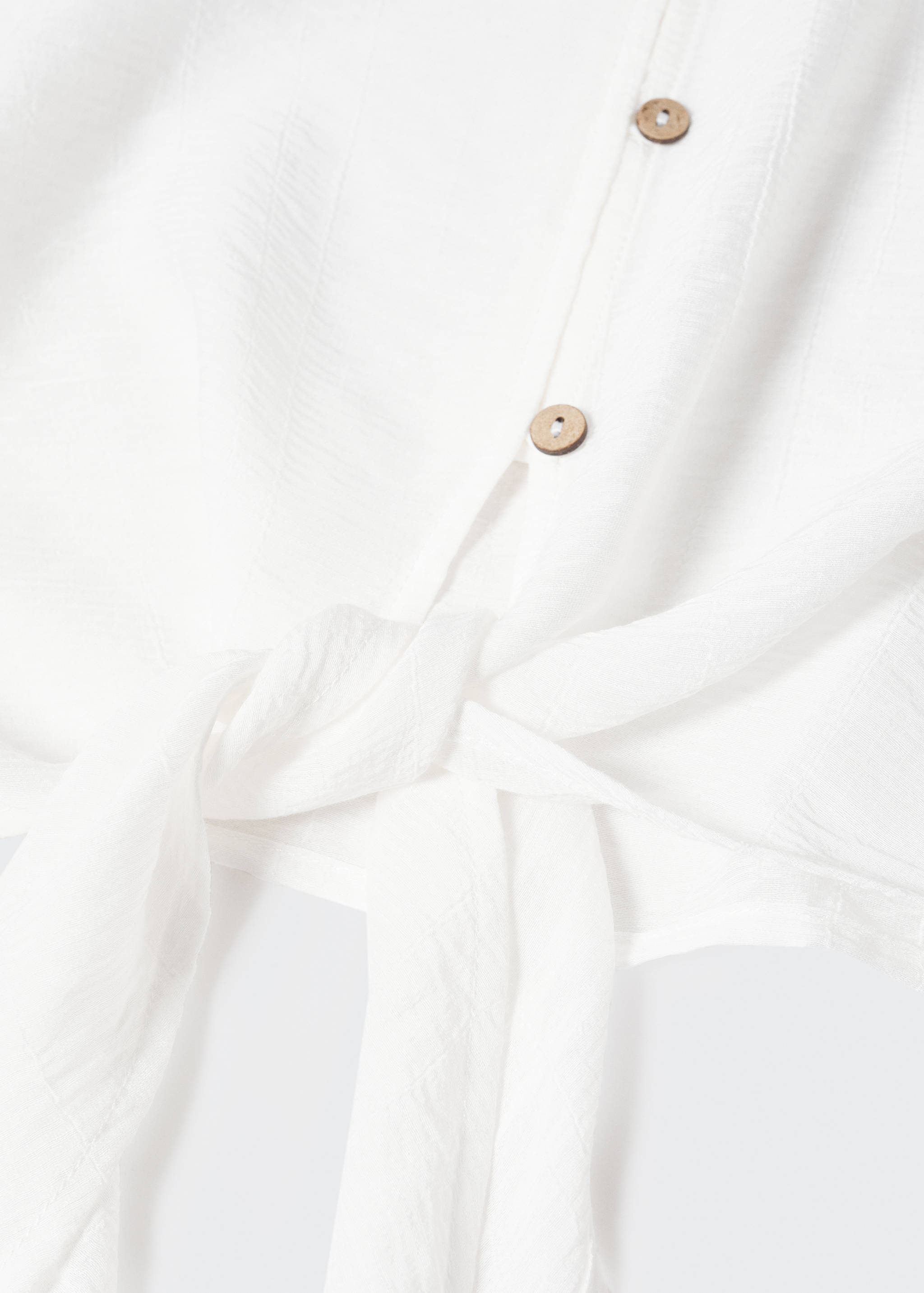 Flared-sleeve blouse with bow - Details of the article 8