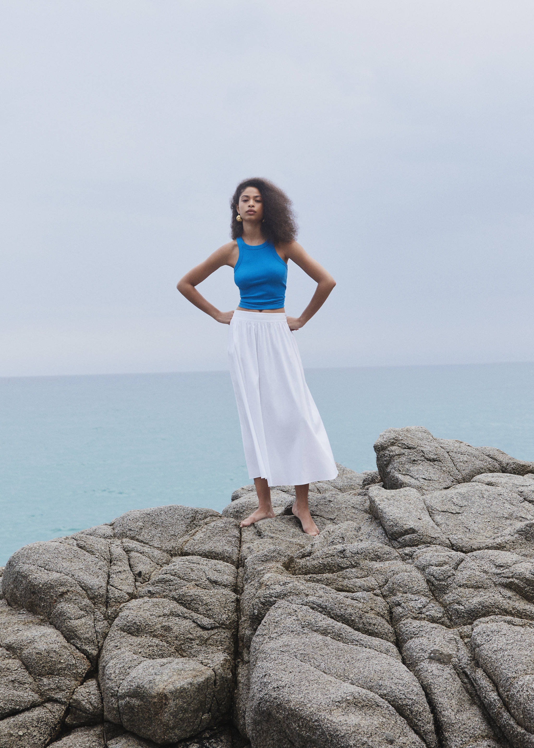 Top côtelé en coton - Détail de l'article 6