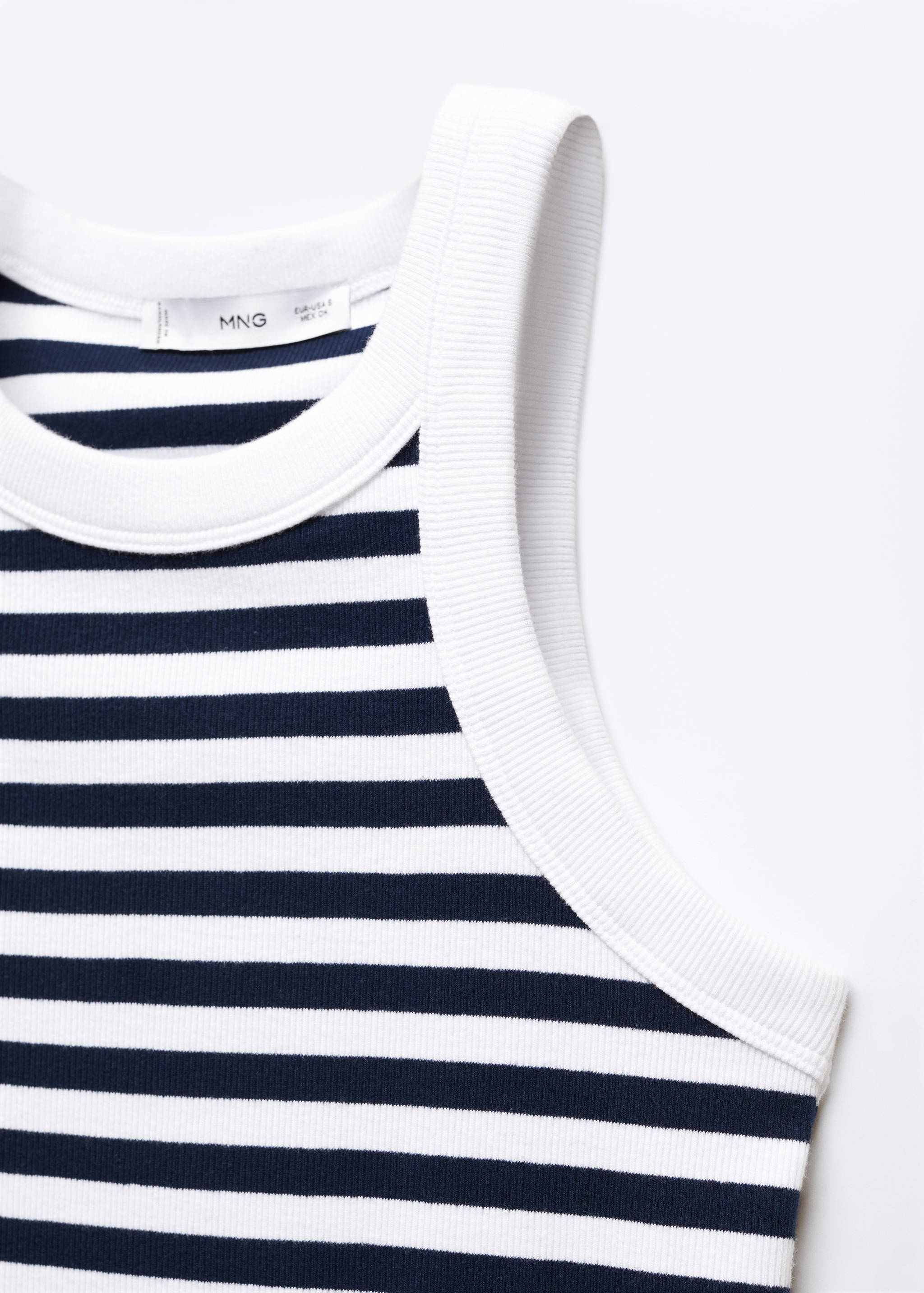 Top côtelé en coton - Détail de l'article 8