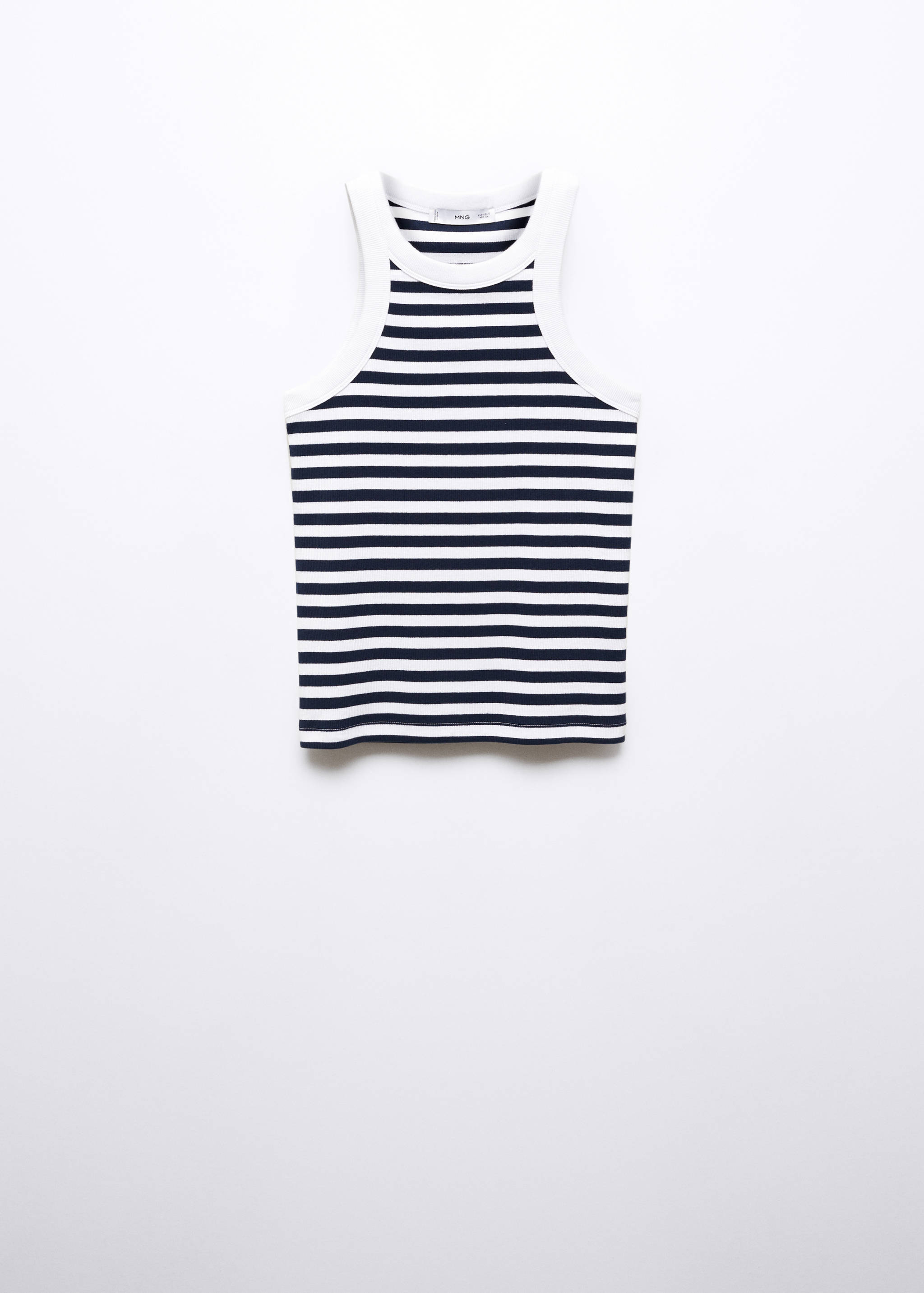 Top canalé algodón - Artículo sin modelo