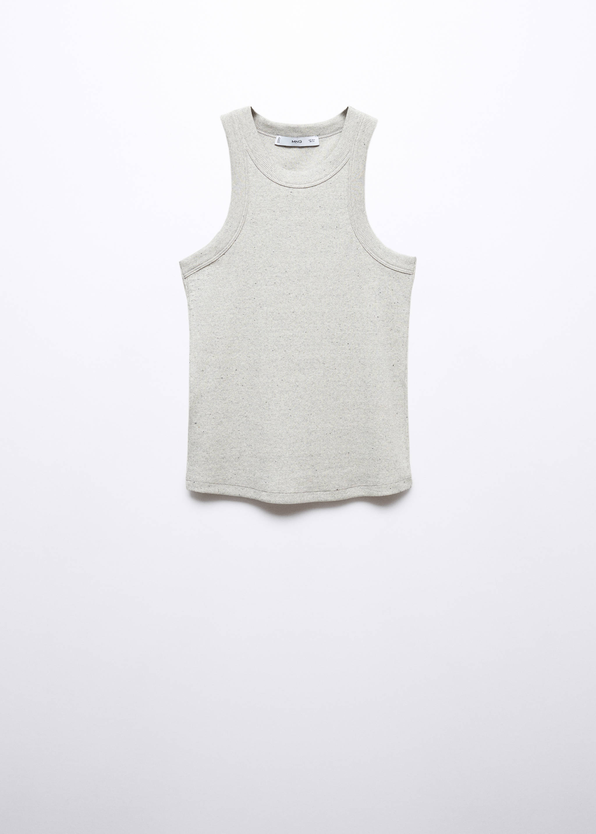 Top côtelé en coton - Article sans modèle