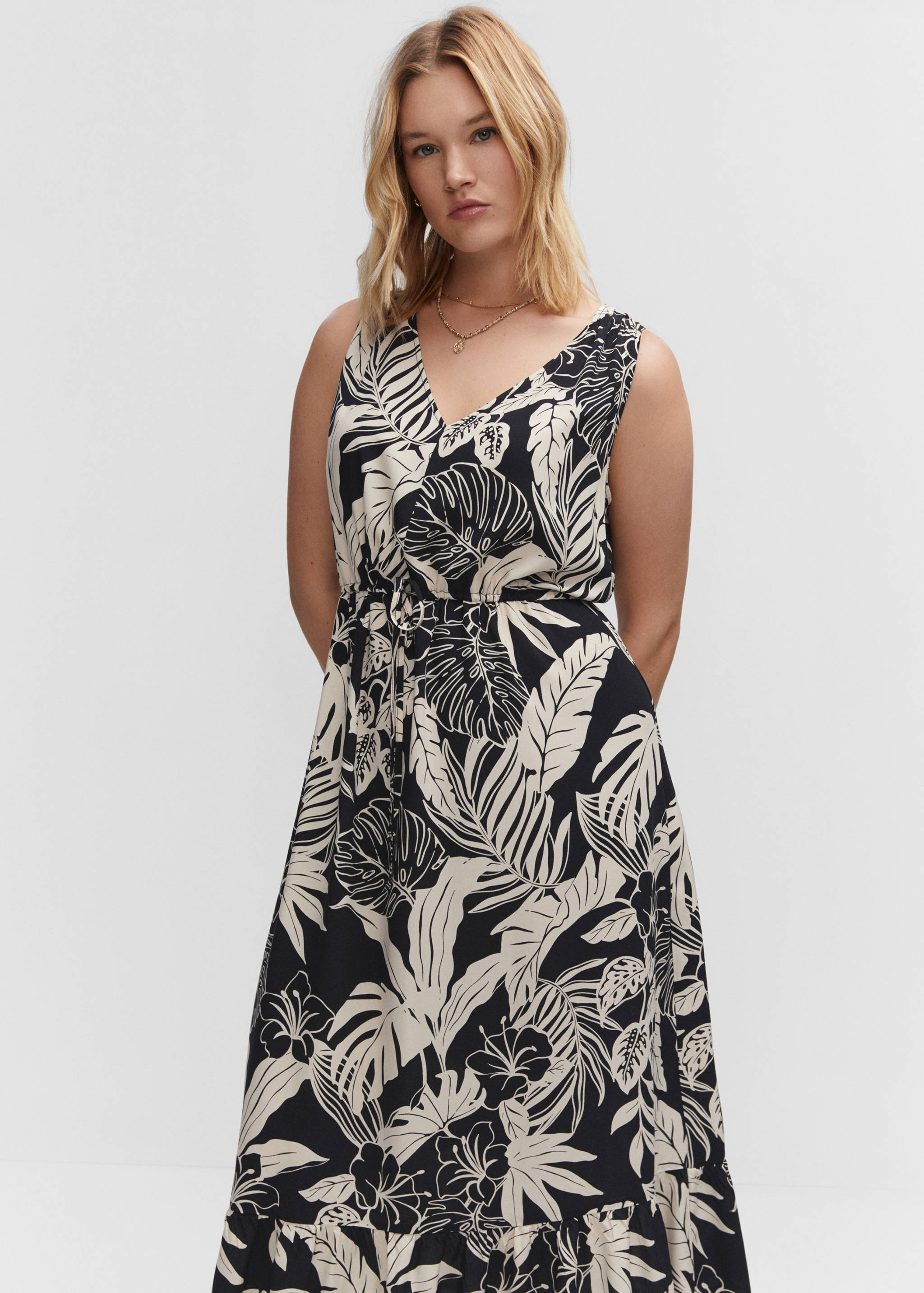 Vestido estampado lazo - Detalle del artículo 5