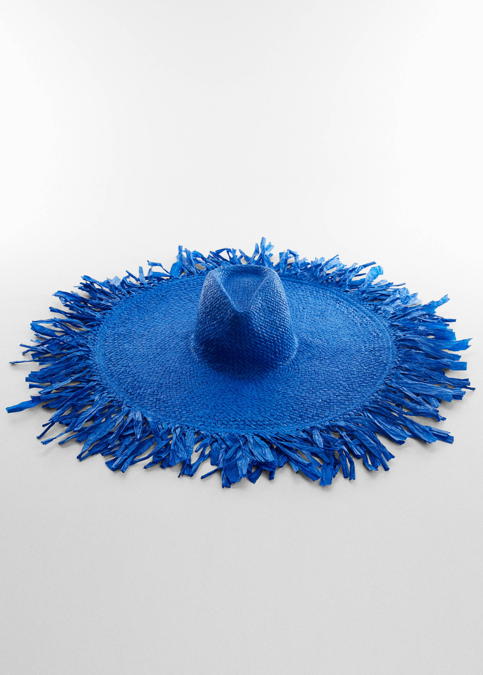 Natural fibre maxi hat - Medium plane