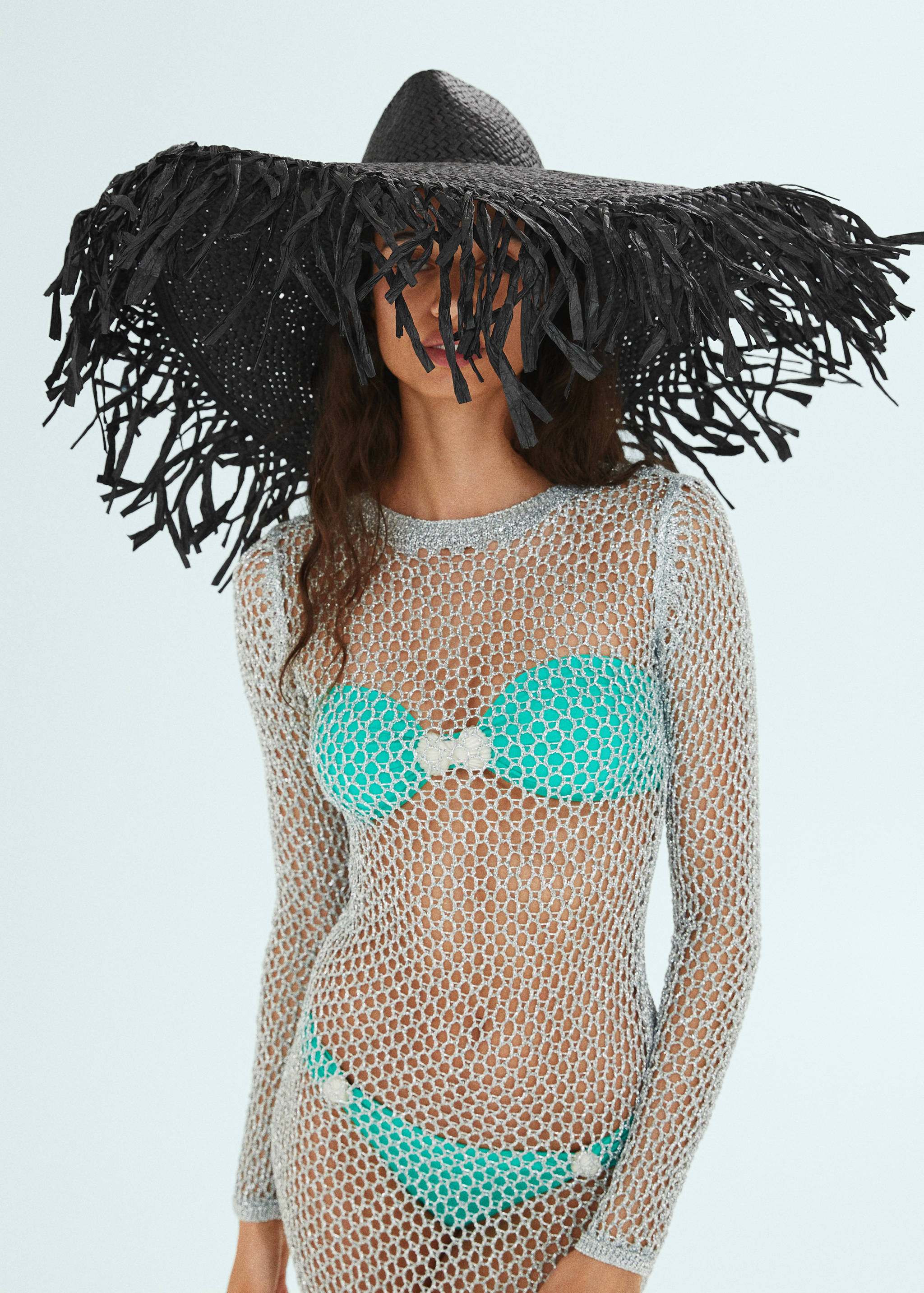 Chapeau maxi fibre naturelle - Plan général