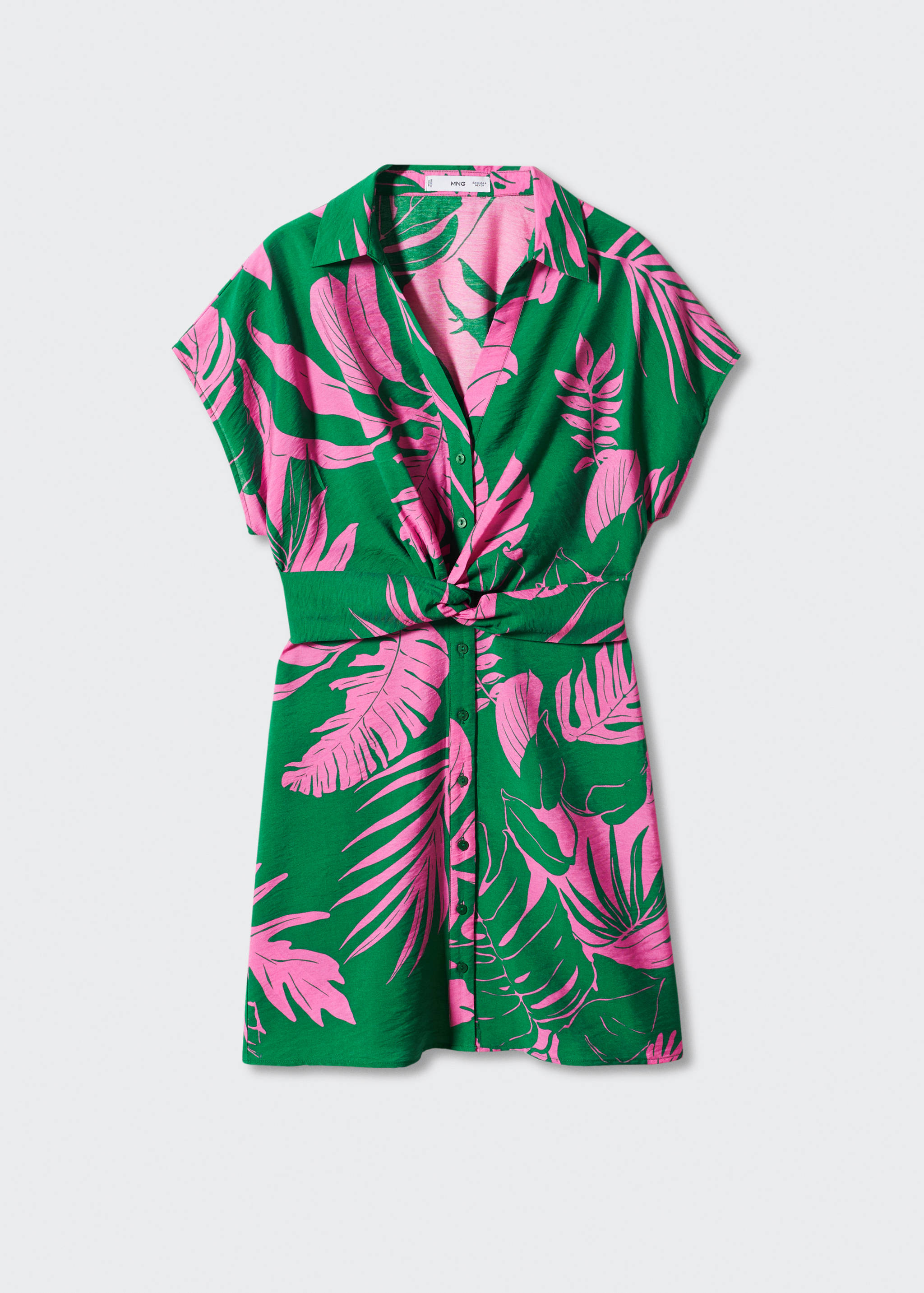 Tropical shirt dress - Article without model