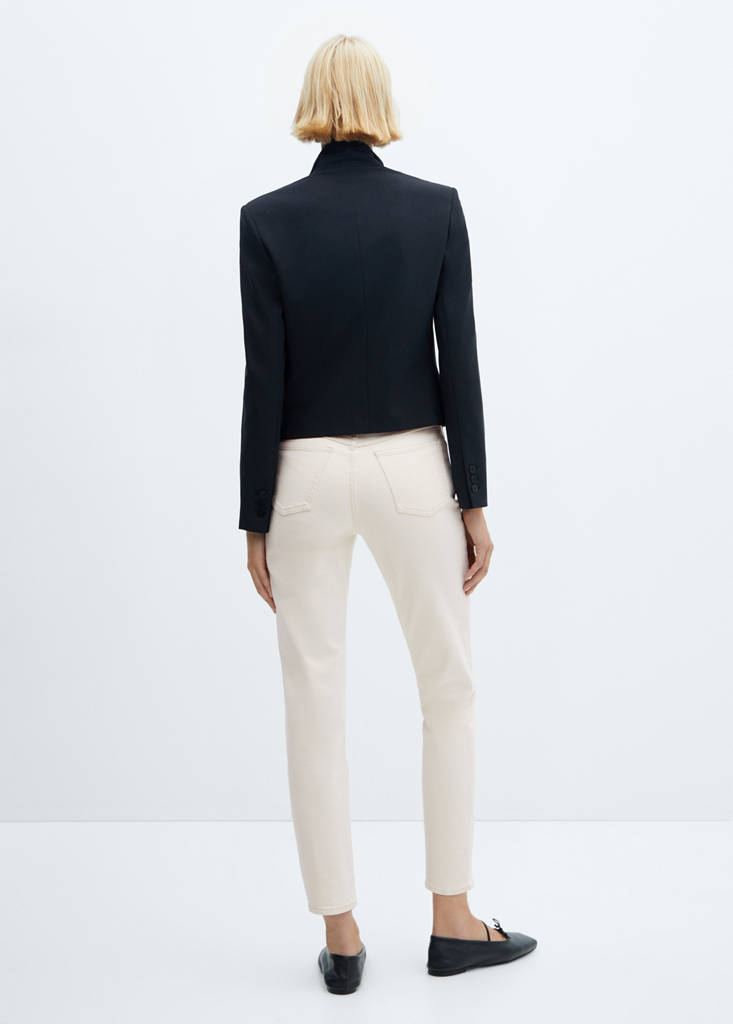 Newmom comfort high-rise jeans — Off White
