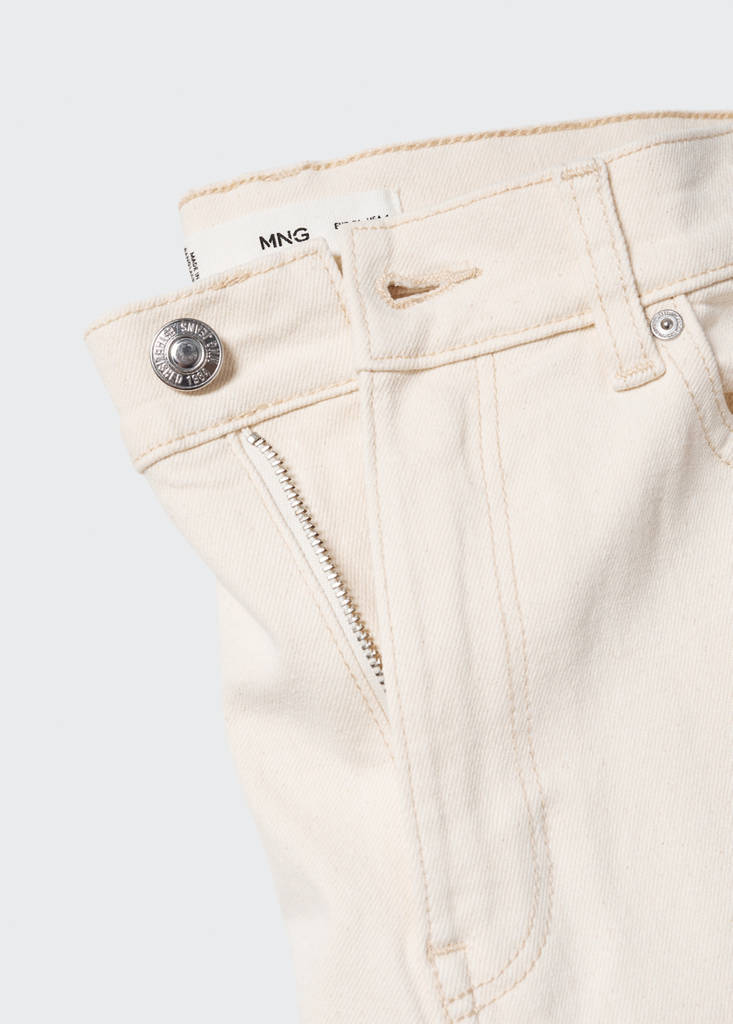 Newmom comfort high-rise jeans — Off White