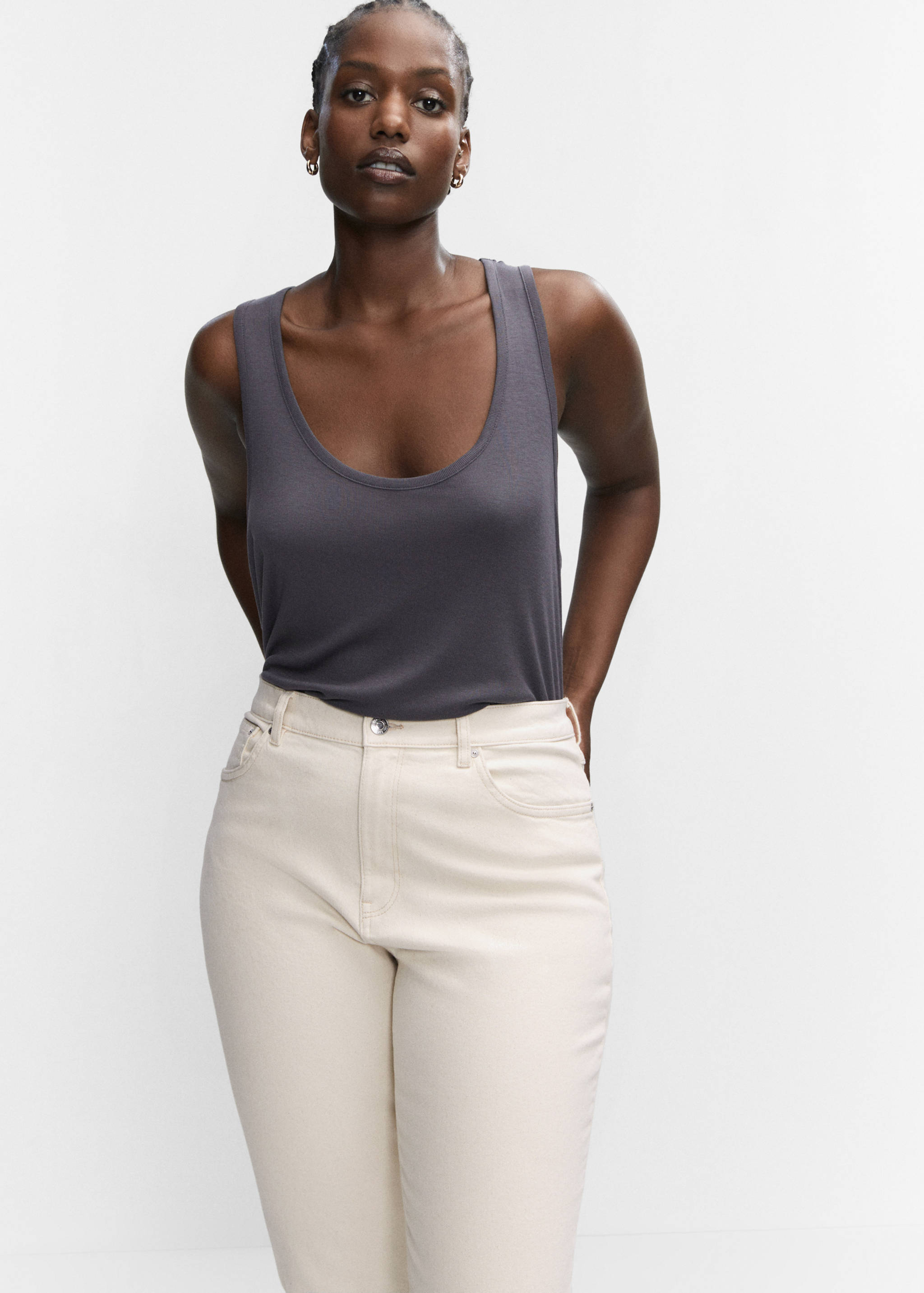 Jeans Newmom confort tiro alto - Detalle del artículo 5