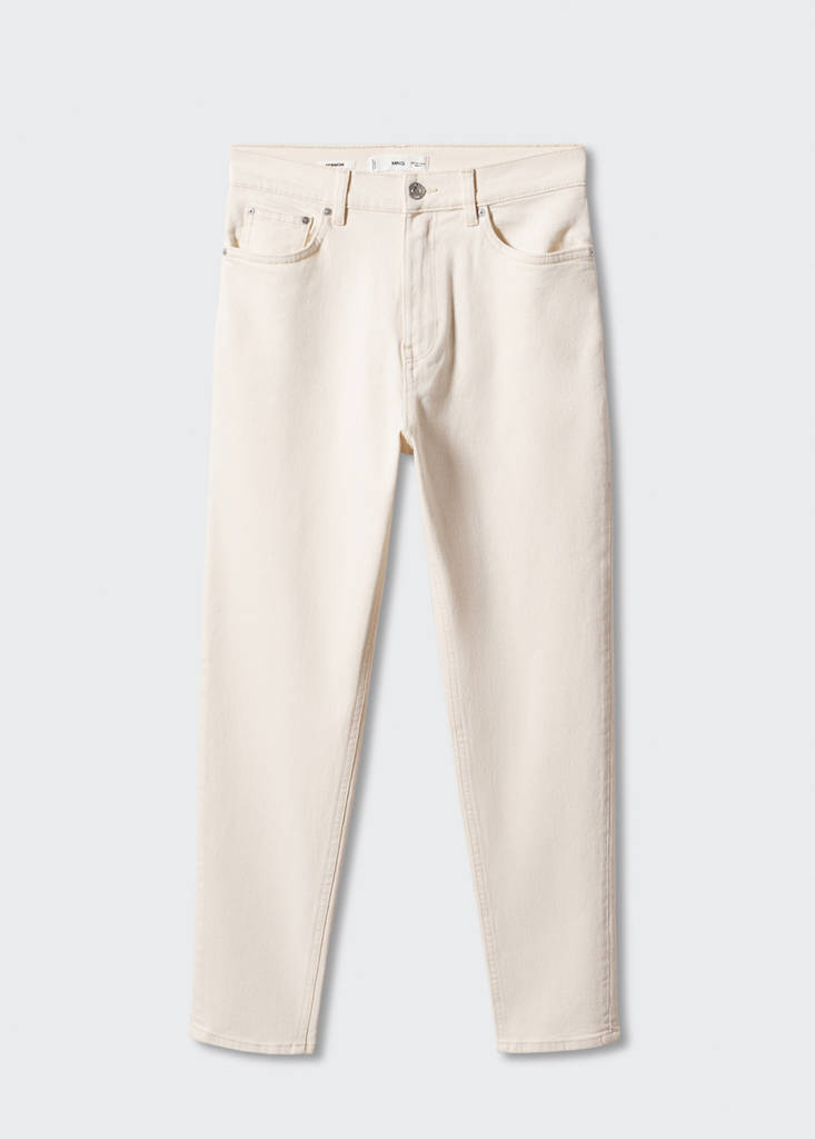 Newmom comfort high-rise jeans — Off White