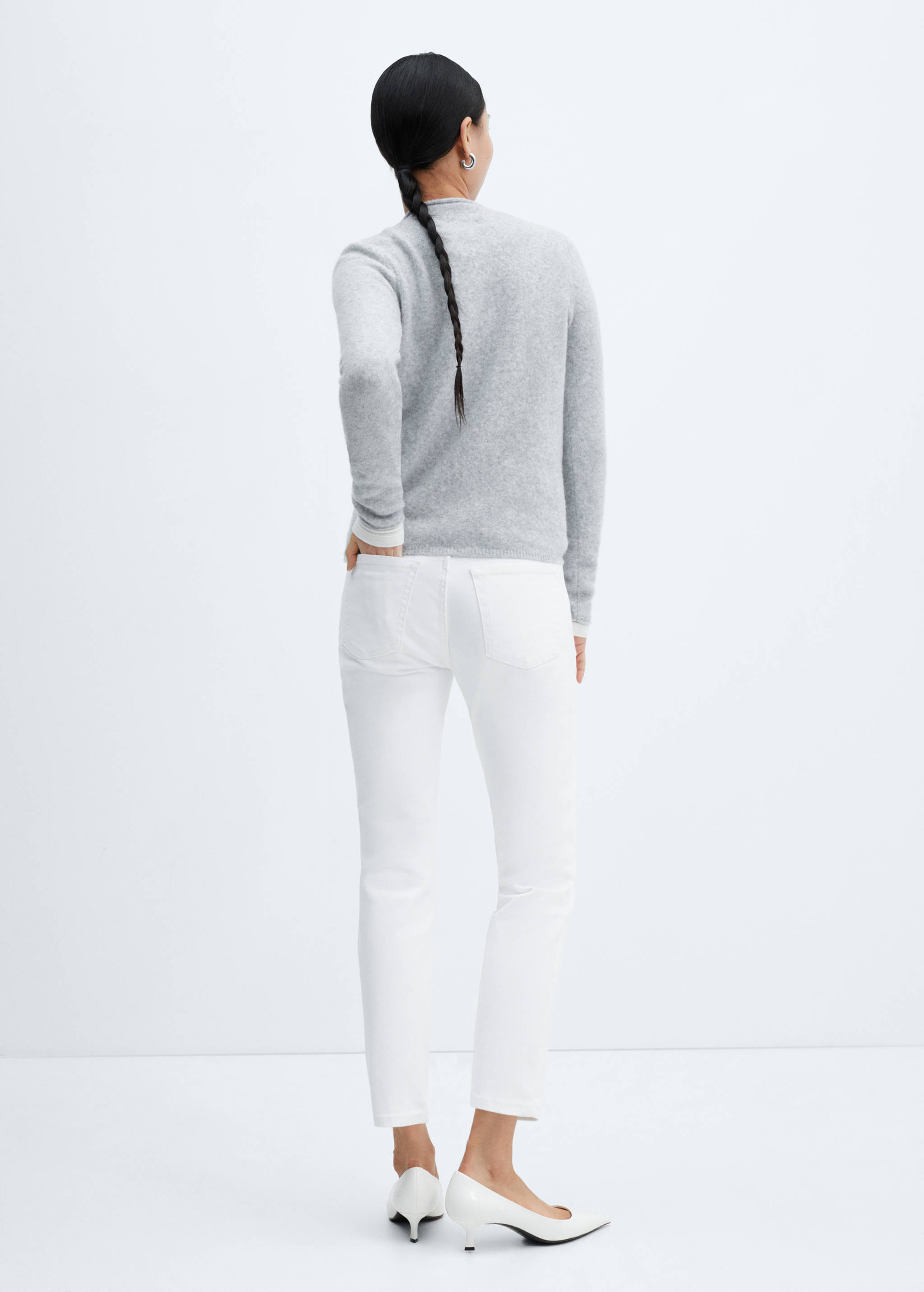 Jeans Claudia slim crop - Reverso del artículo