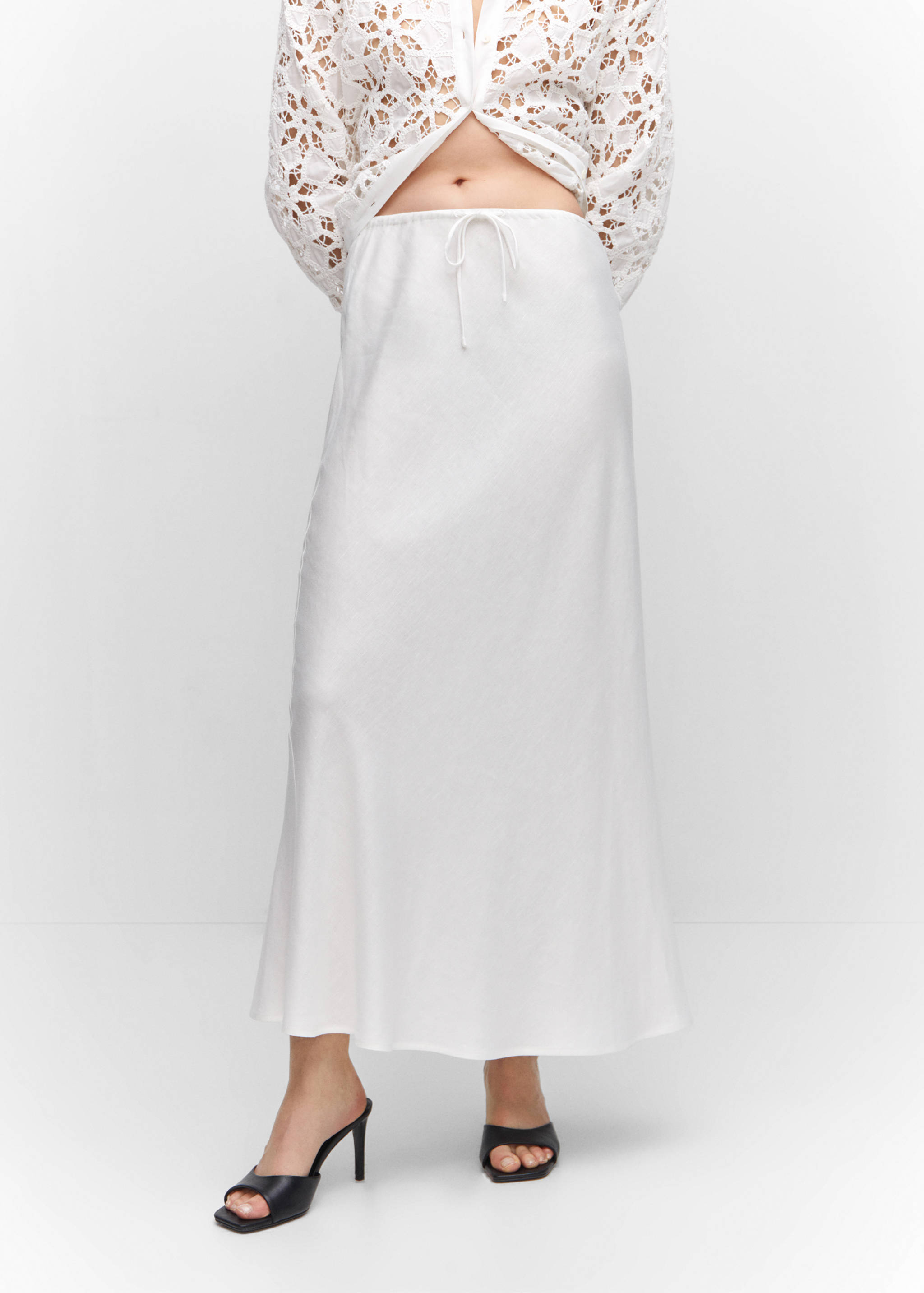 Jupe longue nœud - Plan moyen